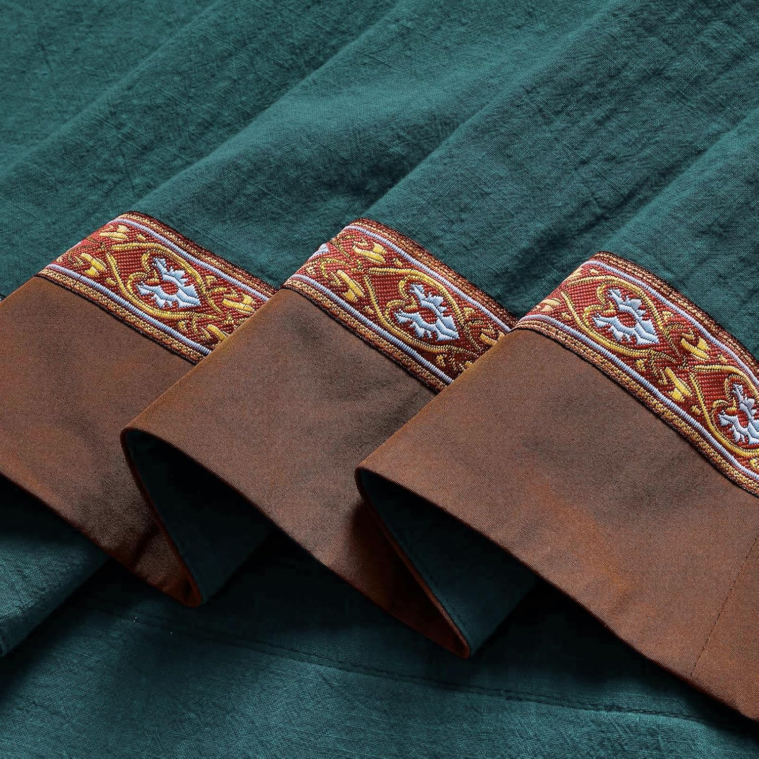 Women's Medieval Viking Dress Renaissance Peasant Linen Underdress - Image 6