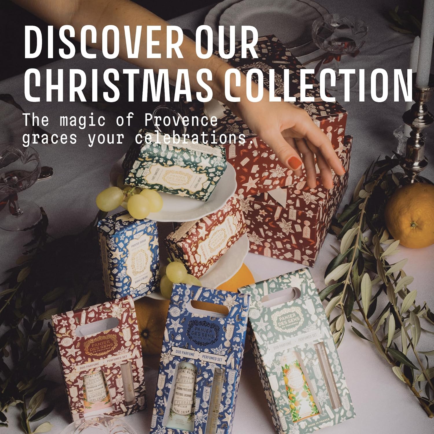 Panier des Sens - Geranium Rosat Valentine’s Gift Duo - Hydrating Hand Cream (96% Natural Ingredients) & Roll-On Eau de Toilette - Made in France, Vegan - Romantic Travel Gift - 1.7 Fl Oz + 0.3 Fl Oz - Image 5