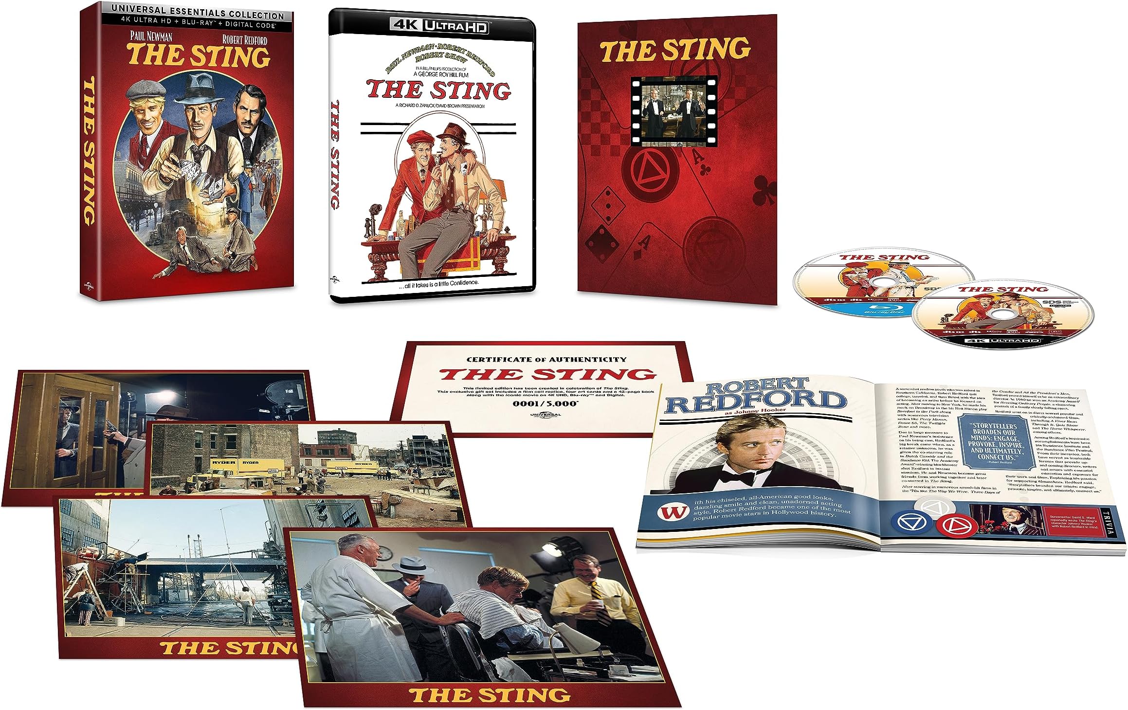 The Sting - Universal Essentials Collection 4K Ultra HD + Blu-ray + Digital [4K UHD]