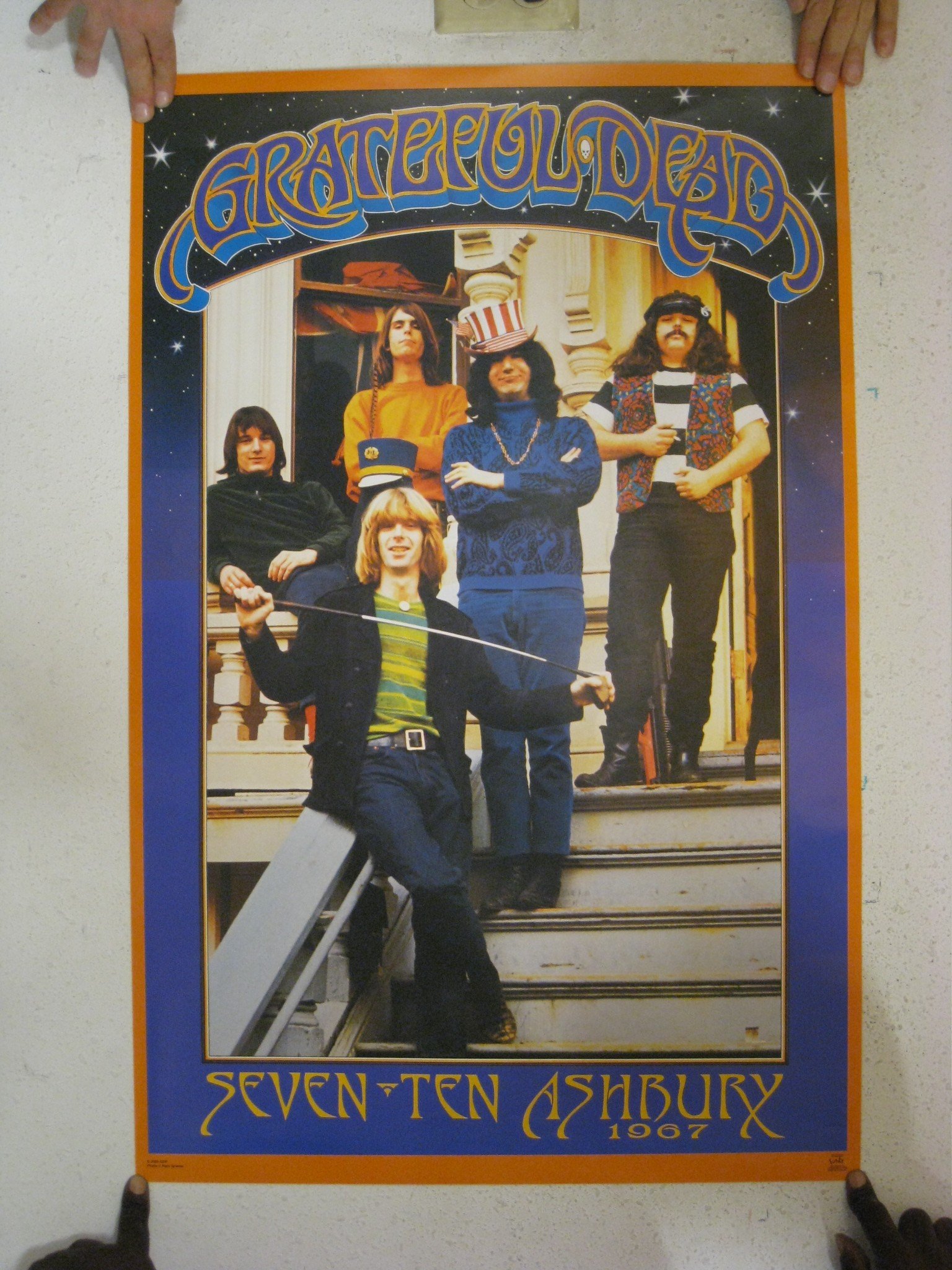 90s グレイトフルデッド フォトT710 Ashbury L Amazon.com: The Grateful Dead Poster Band Shot 710 Ashbury 1967