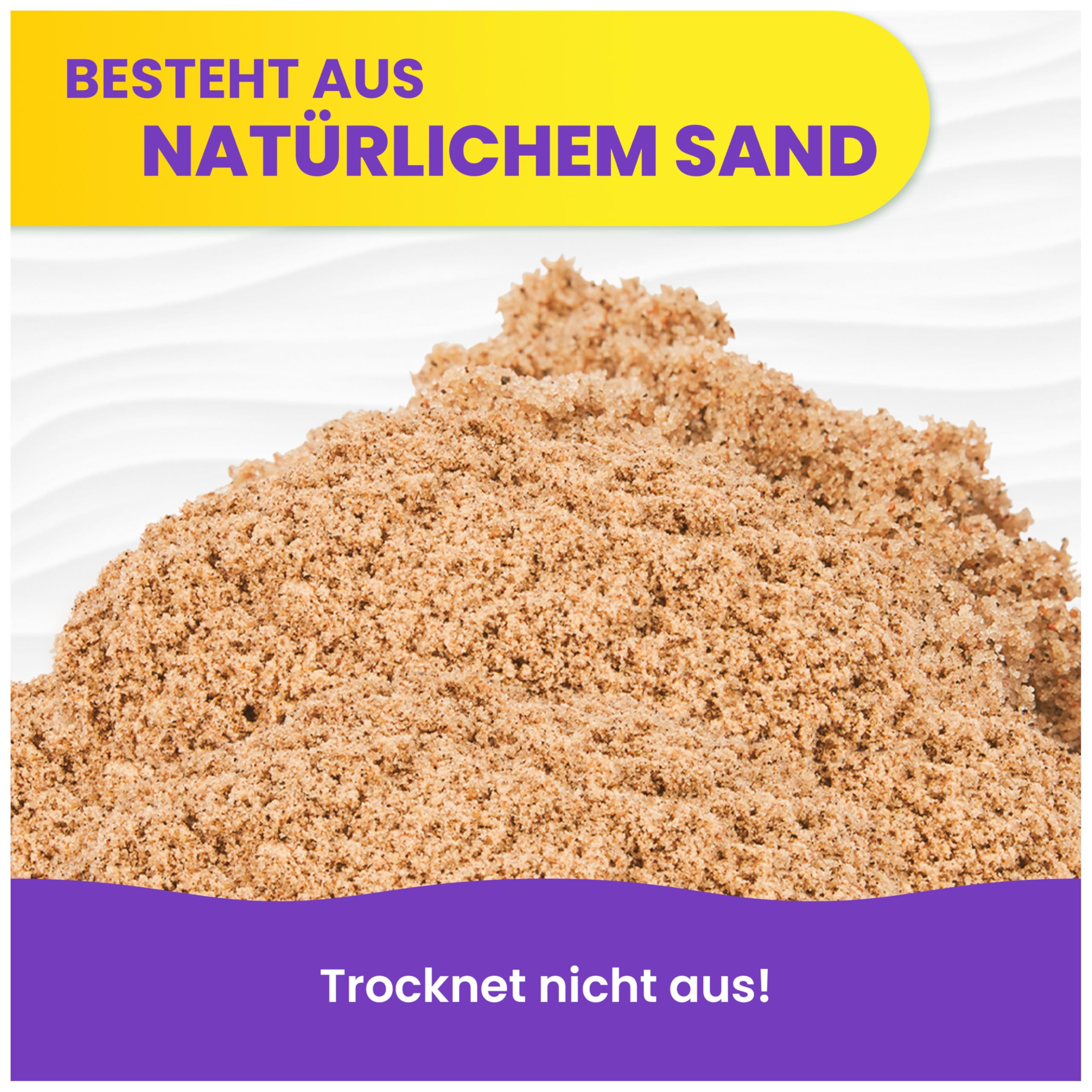 Kinetic Sand 5 kg Nachfüllset Naturbraun - original aus Schweden, ab 3 Jahren