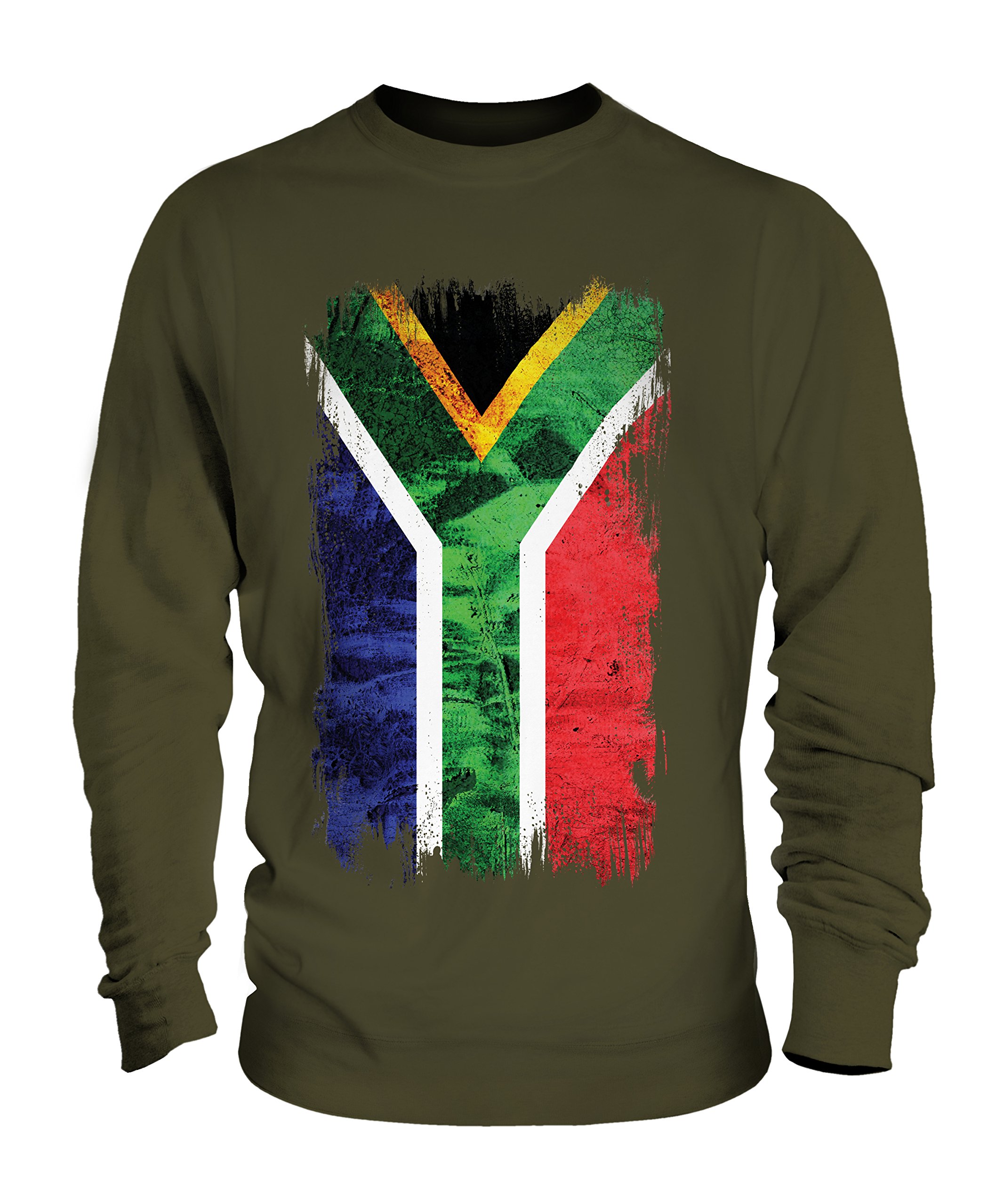 Candymix Sud Africa Bandiera del Grunge Unisex Uomo Donna Felpa