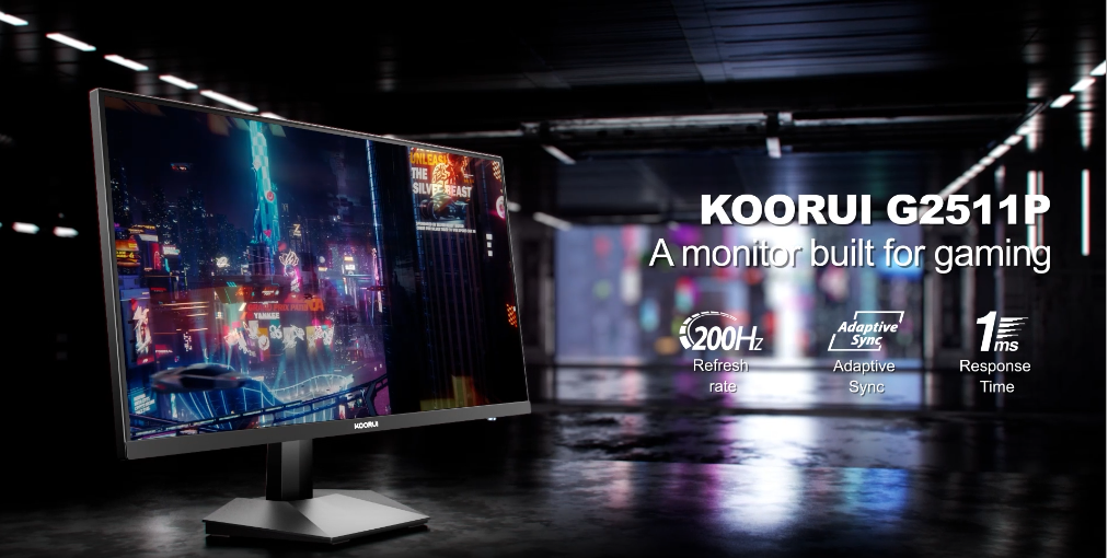 【IPS 1ms 200Hz 24.5インチ】 KOORUI G2511P KOORUI G2511P