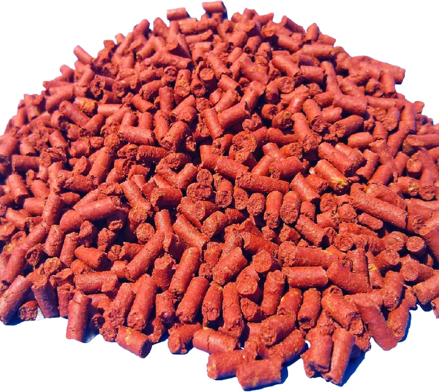 Aquatic Foods Inc. Beef Heart Mix Sinking Bits, APX 1/8" x 5/16" Bits Consisting of Beef Heart, Shrimp, Spinach, Nori, Natural Astaxanthin, Discus, Cichlids, All Tropical Fish - 2-lbs