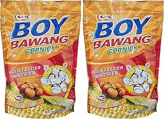 Boy Bawang Filipino Cornick Chili Cheese Snack (2 Pack, Total of 35.3oz)