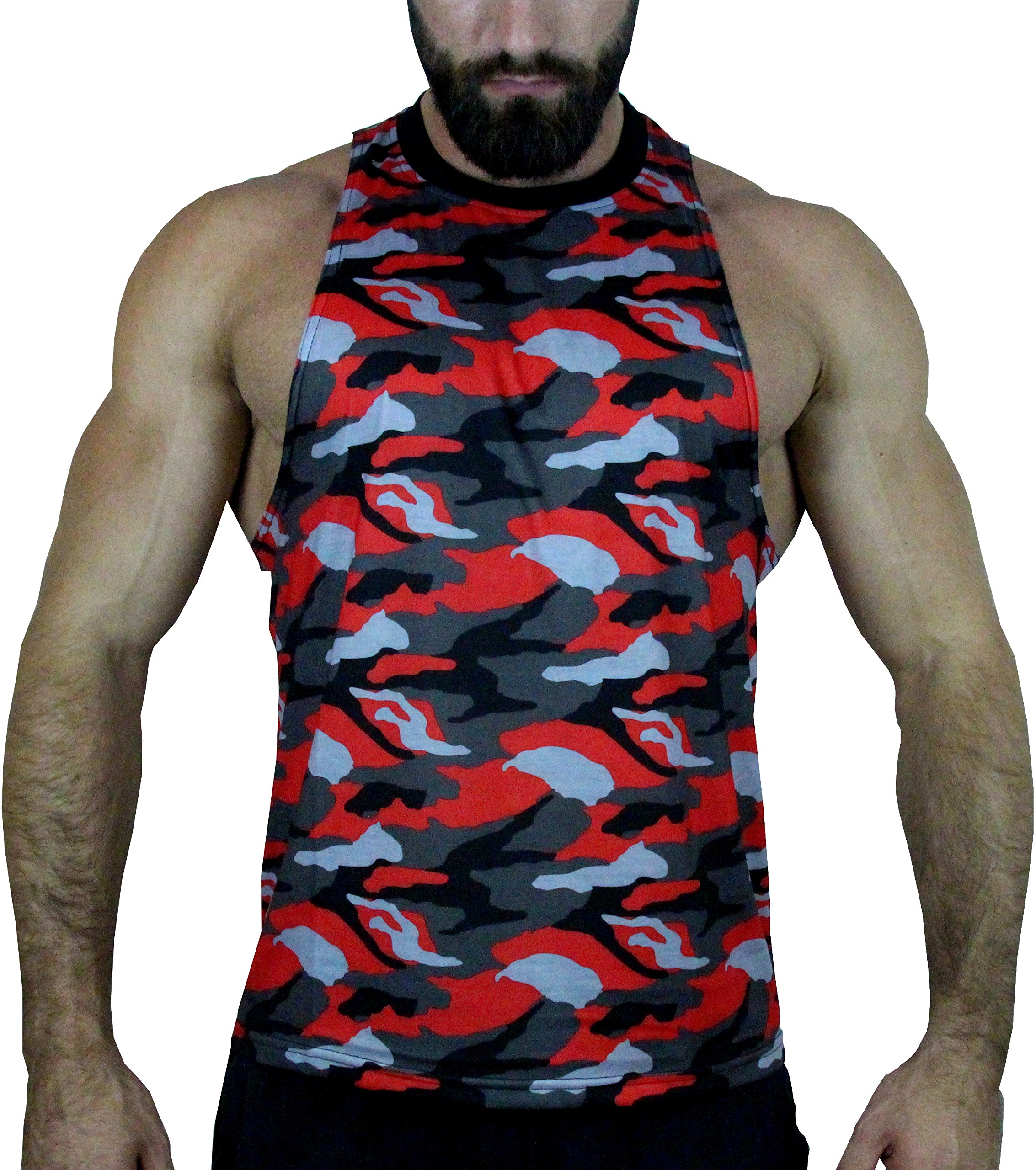 99Gym bodybuilding army camo camouflage fitness stringer tank top muscle shirt vest in 7 colours