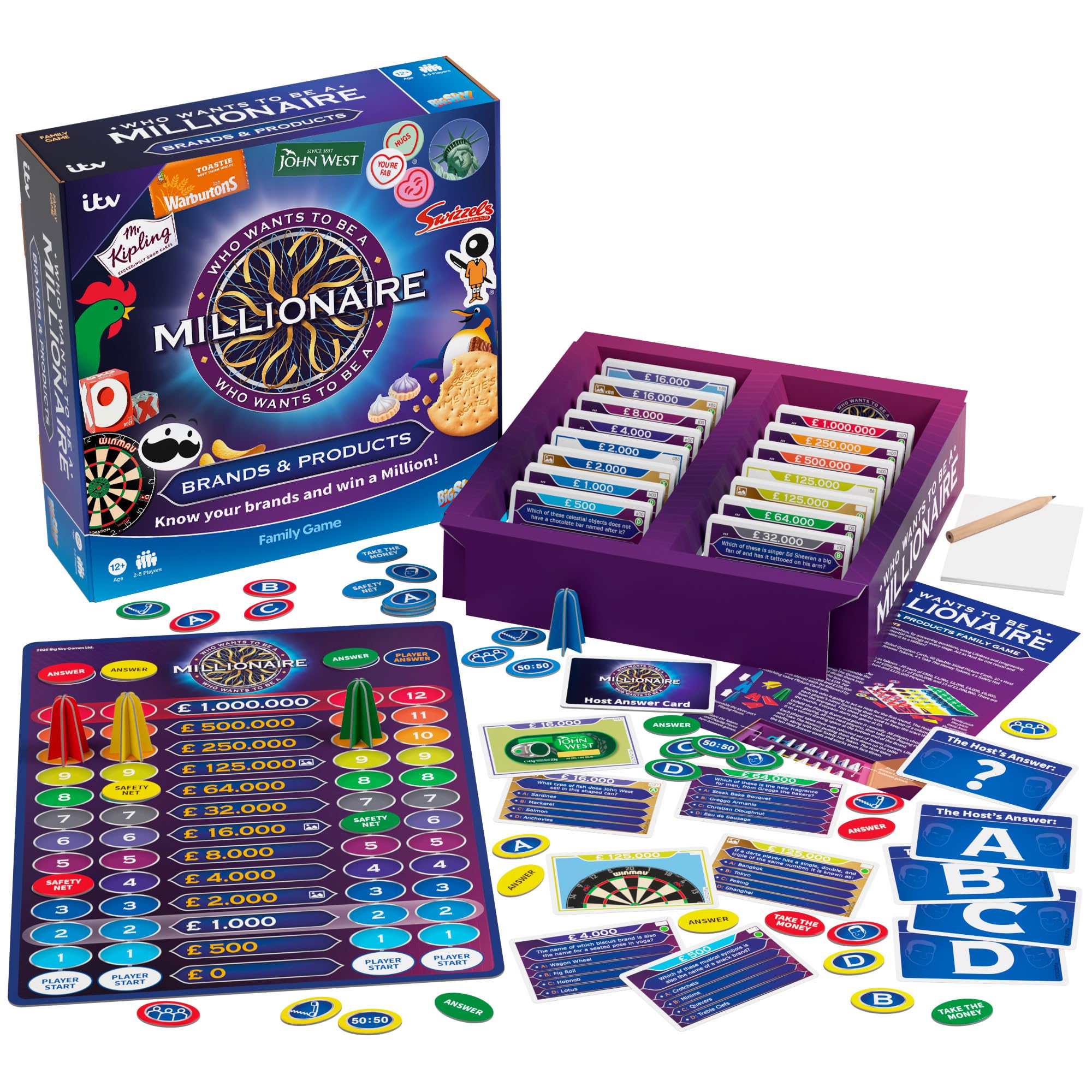 Who Wants to Be a Millionaire Official Brand Edition Board Game, Standard - Image 2