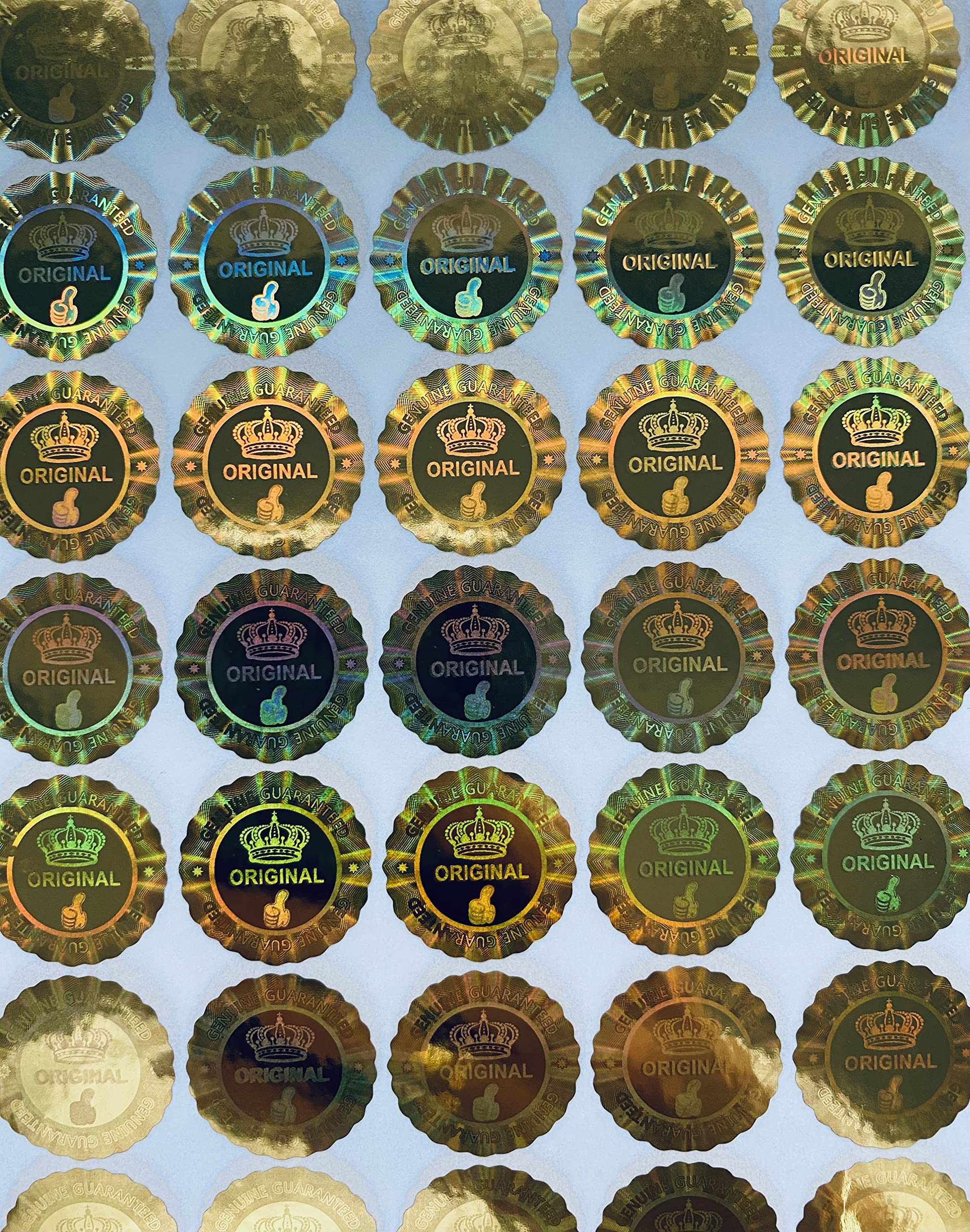 520 Adesivi A Prova Di Manomissione Con Ologramma Codice A Barre - Foto 6