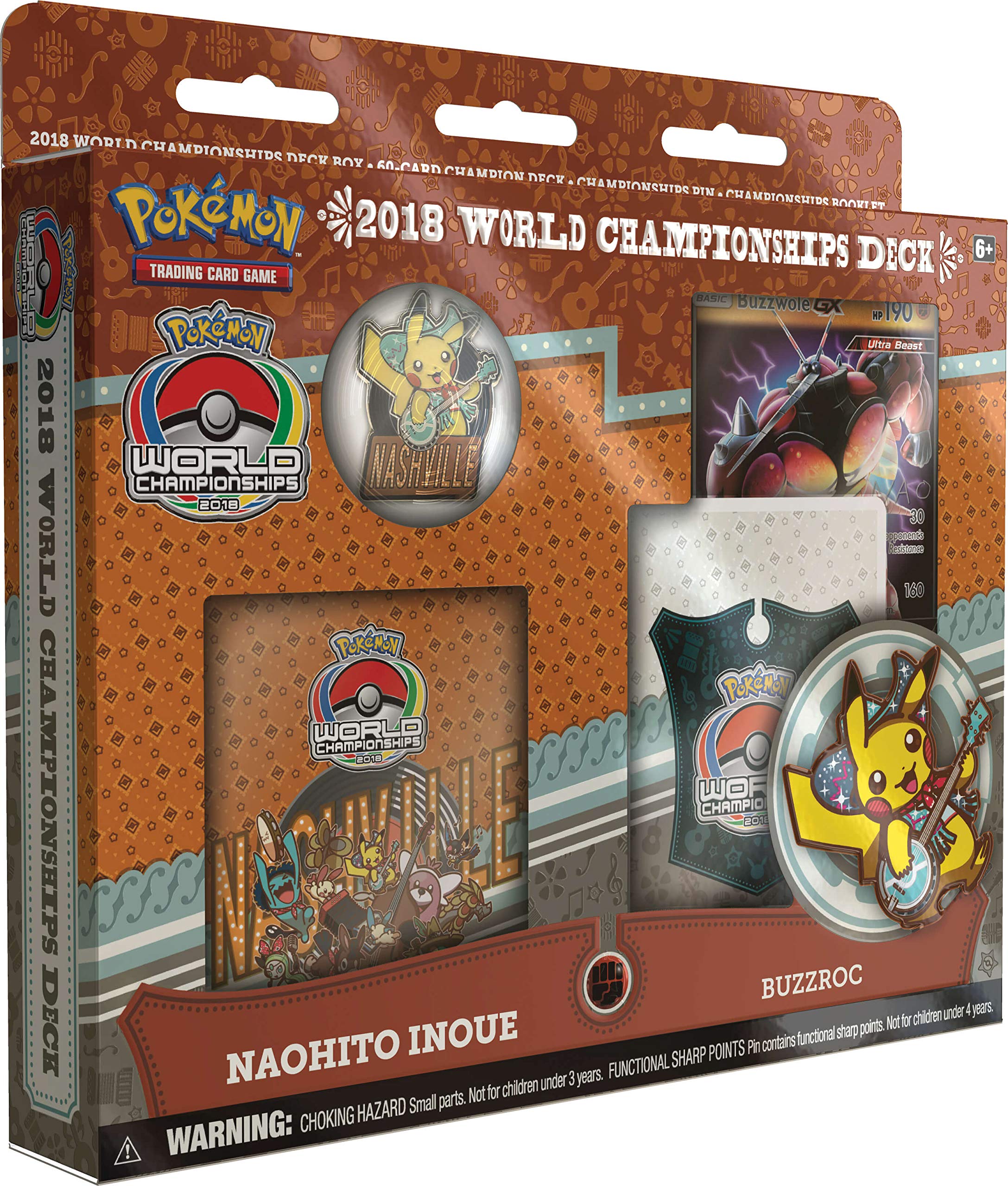 Pokemon TCG: 2018 World Championship Deck Set of All 4 Champion