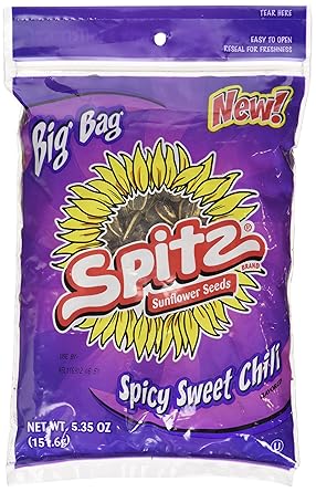 Amazoncom Spitz Spicy Sweet Chili Sunflower Seeds 535 Oz Grocery Gourmet Food