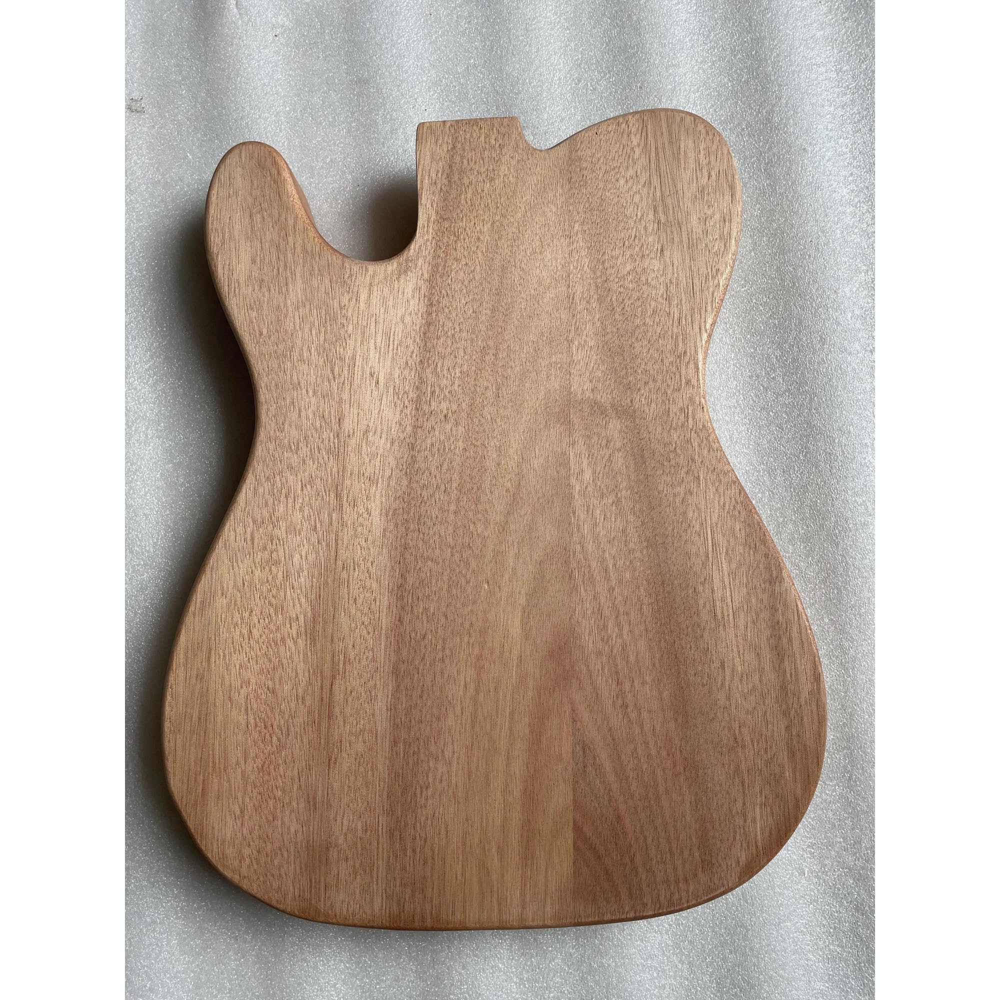Unfinished Guitar Body Unfinished Mahogany Wood Blank Barrel For TL Guitars All Holes Finished DIY Parts Accessories