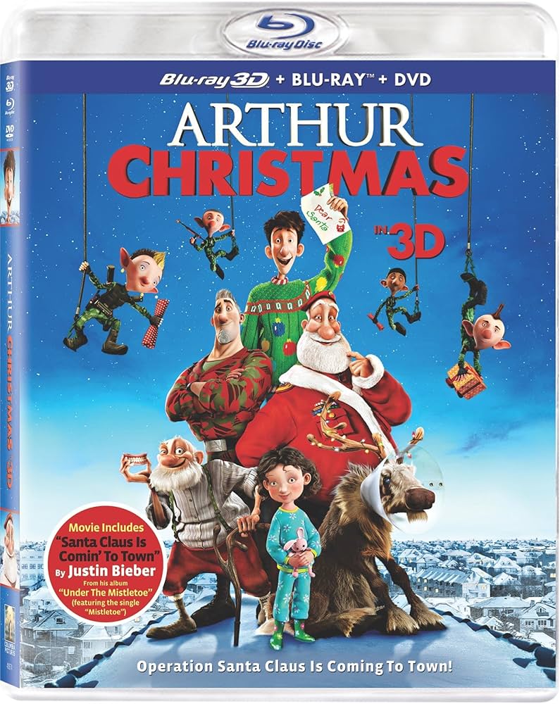 Amazon.com: Arthur Christmas [3D + Blu-ray + DVD] [3D Blu