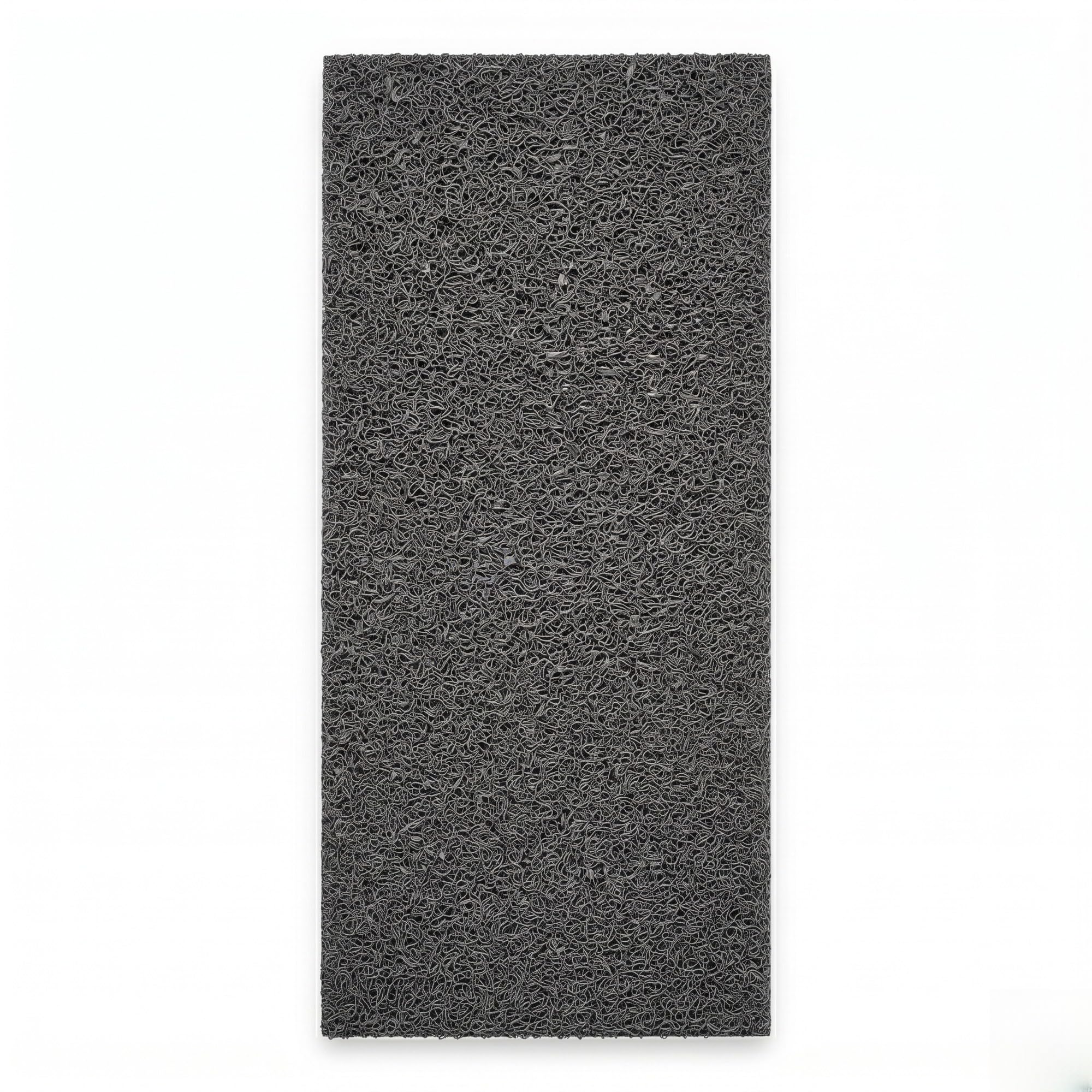 Felpudo de Rizo de PVC para Entrada Comercial Candela, Alfombra Atrapasuciedad Antideslizante y Drenante Interior y Exterior, Rollo a Medida de 120 cm de Ancho, Color Gris - 120 x 600 cm