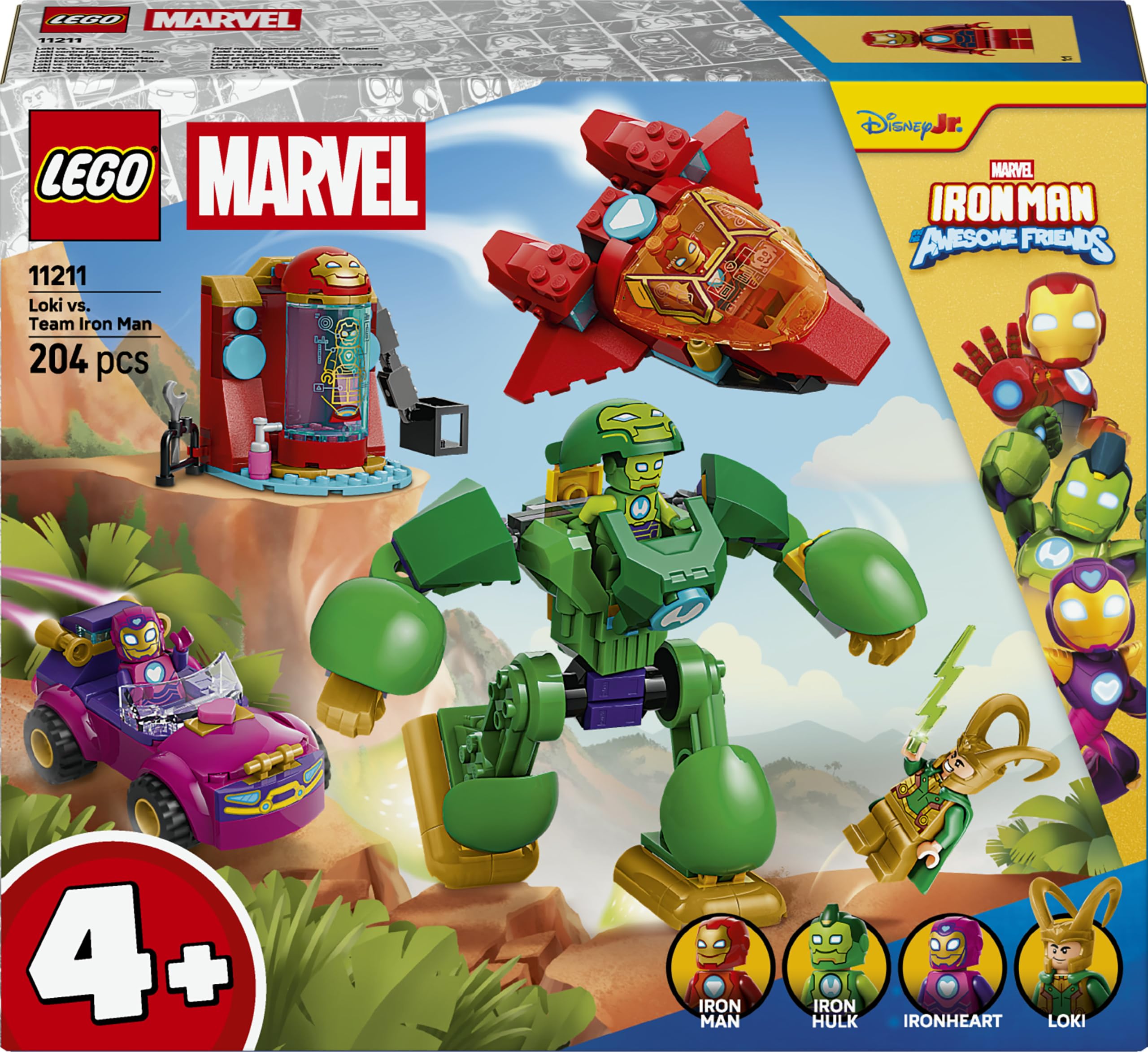LEGO Marvel Loki vs. Team Iron Man 11211