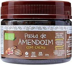 Eat Clean Pasta De Amendoim Com Cacau Zero Pote 300G