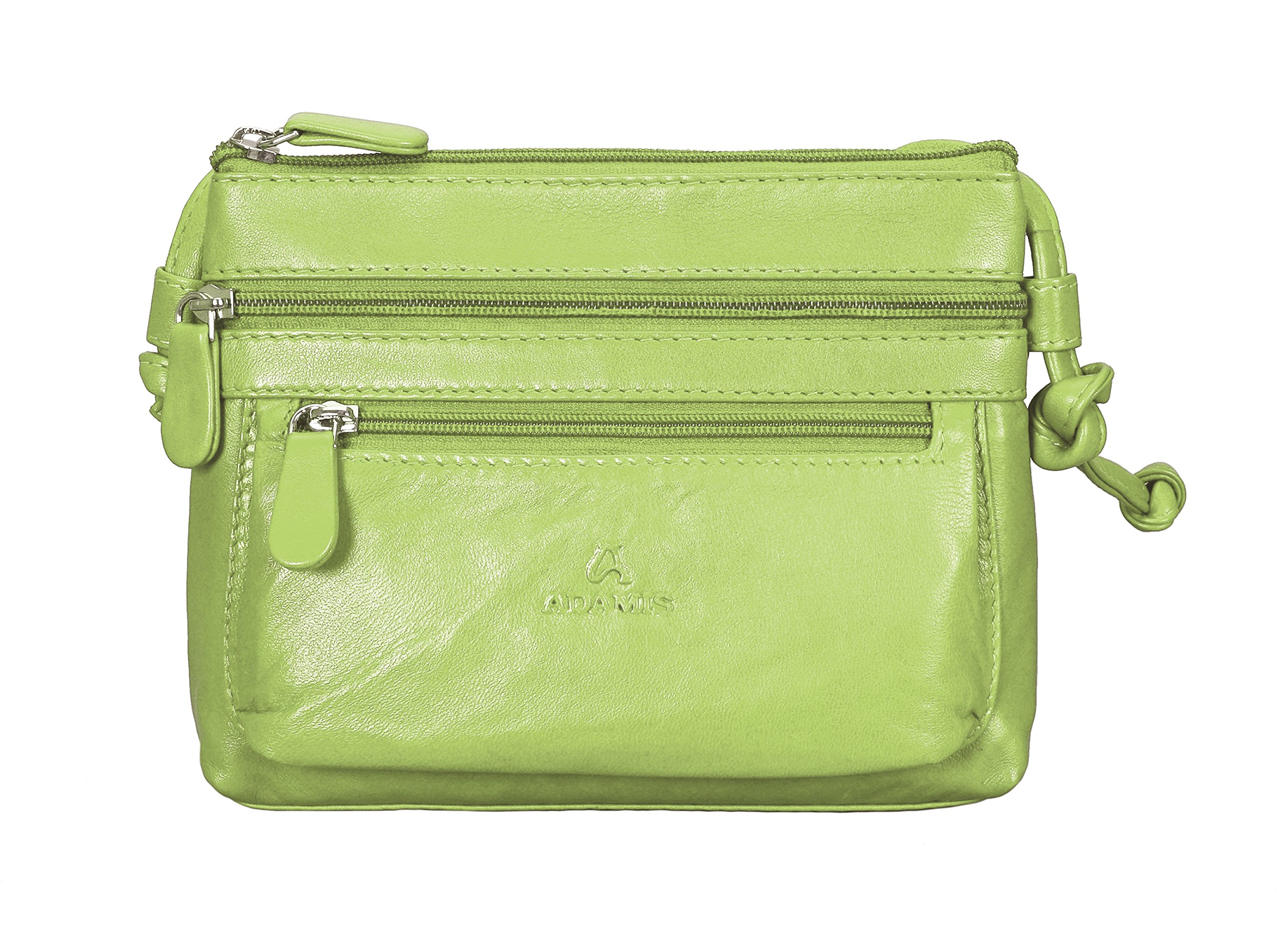 Adamis Leather Sling & Cross-Body Women Bag B469 Green (B01411KE36) Amazon Price History, Amazon Price Tracker