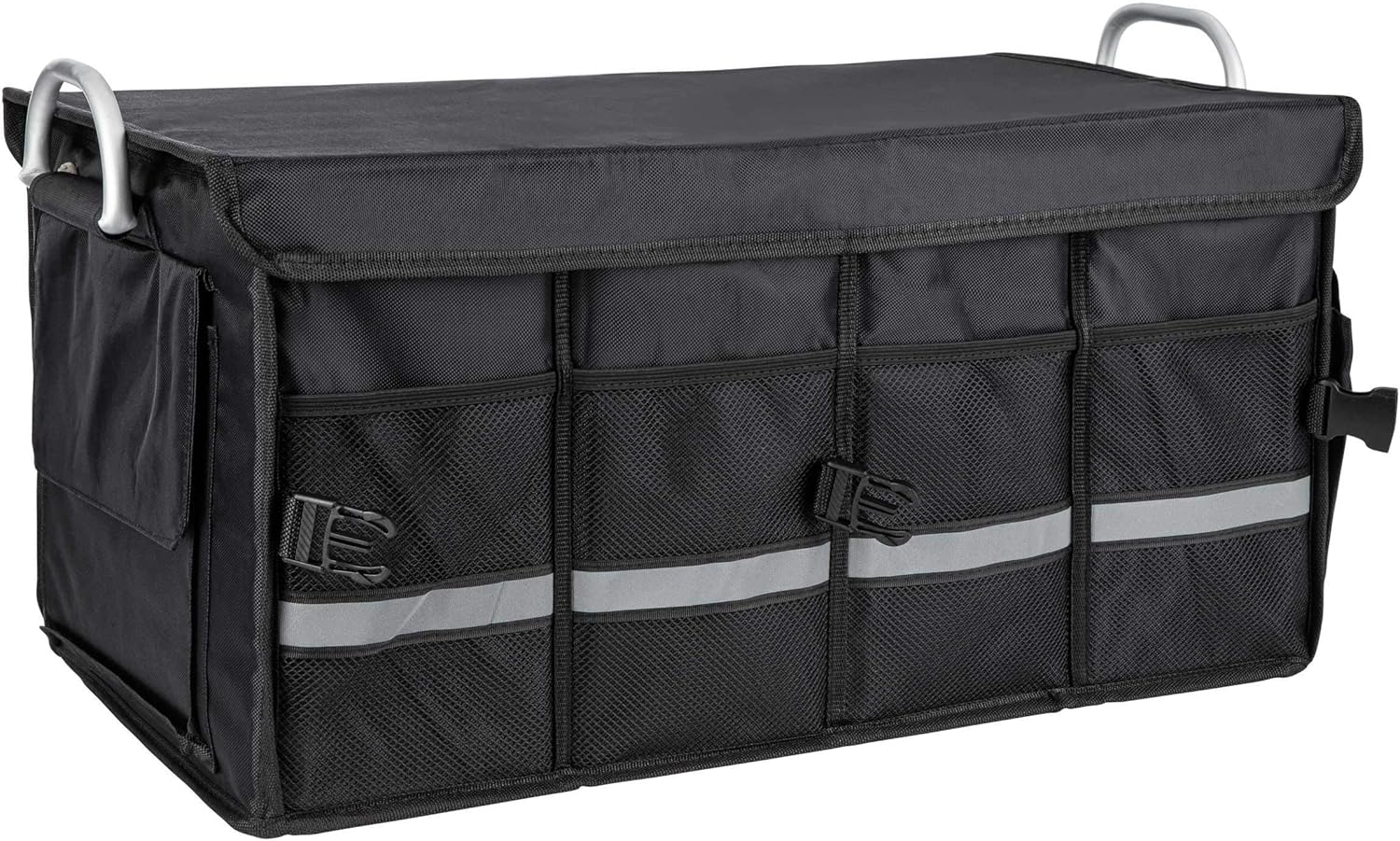 Coverado Kofferraum-Organizer 70L - Nappaleder Auto Box Wasserdicht & Klappbar