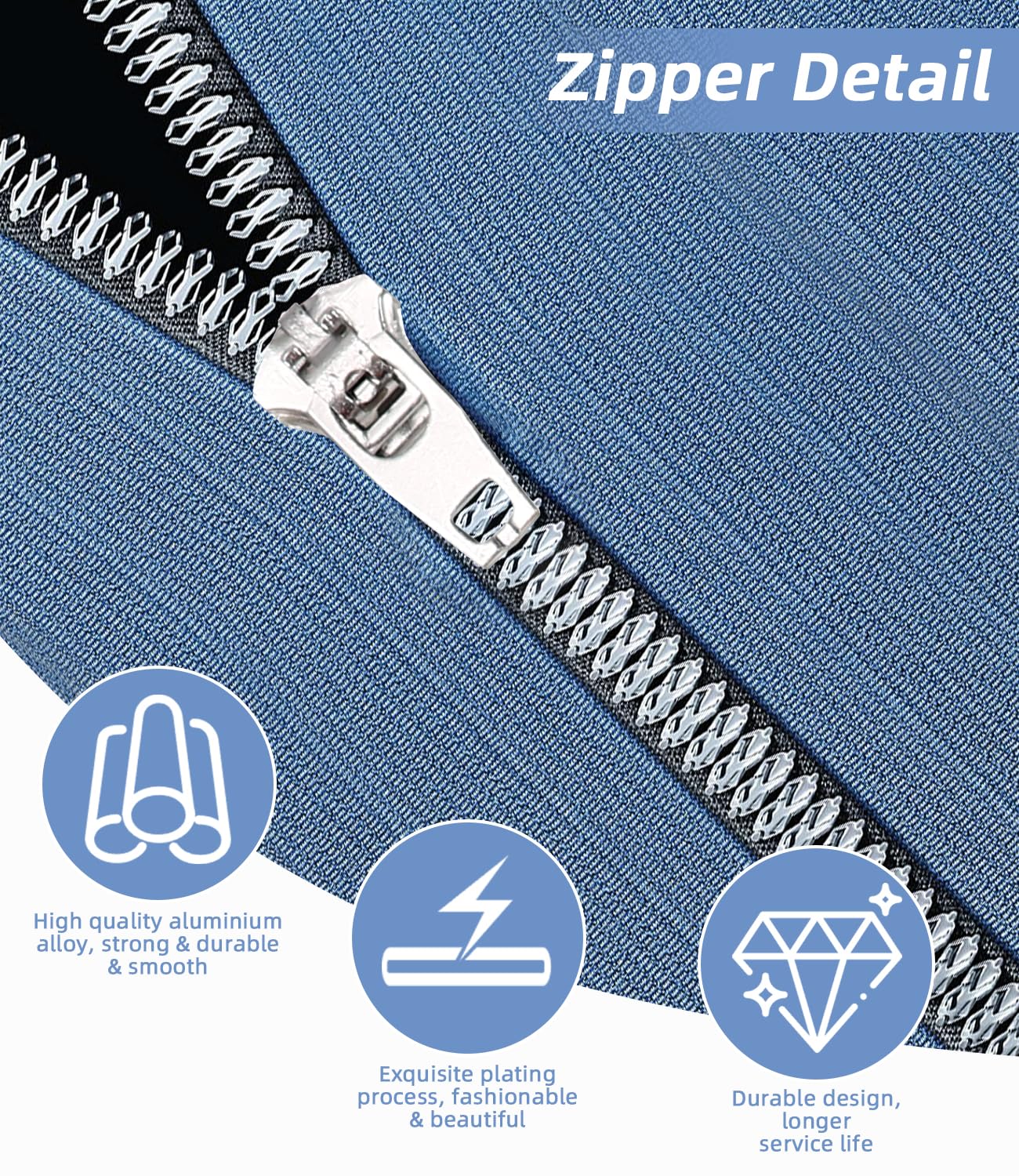 Kit Riparazione Cerniere 165 Pezzi - Per Vestiti, Borse, Jeans, Con Pinze, #3/4/5/8 - Foto 13