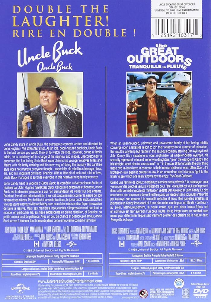 Great Outdoors/Uncle Buck (Bilingual) - Hilarious Double Feature