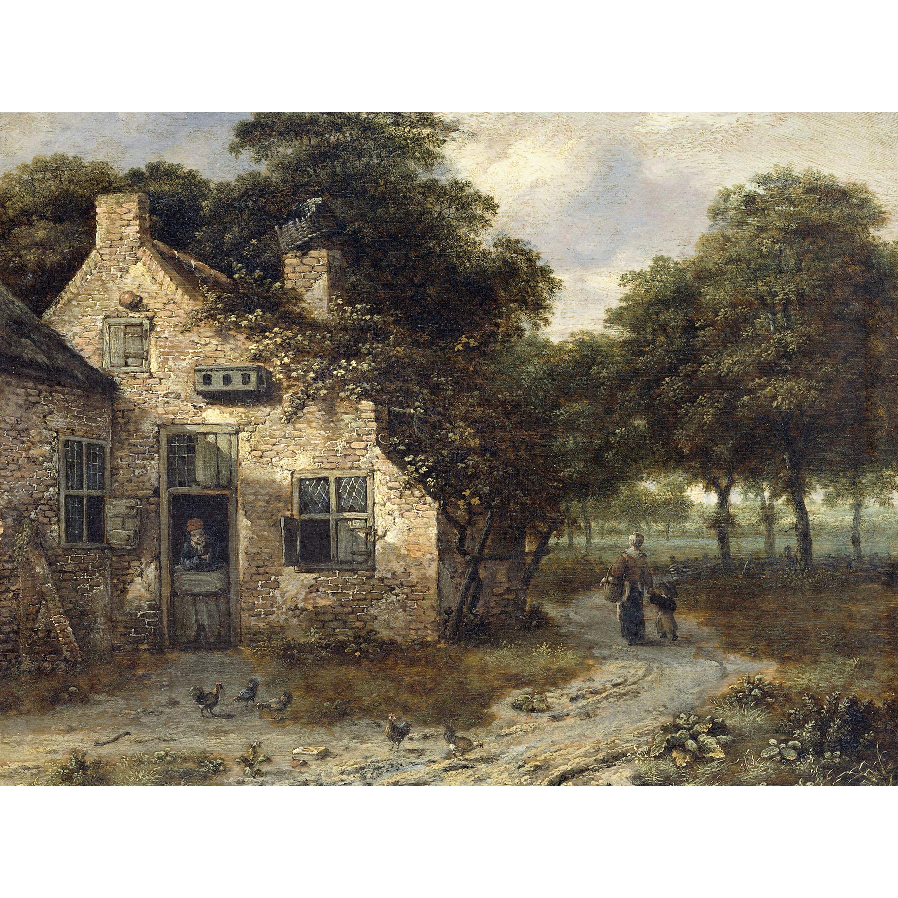Artery8 Wijnants The Farmhouse Large Wall Art Poster Print Thick Paper 18X24 Inch