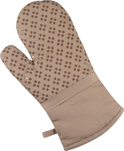 Miniatura 3 de Juego de 3 manoplas de horno y soportes de silicona para cocina, almohadillas calientes antideslizantes y guantes de horno, Oeko-Tex 100% algodón