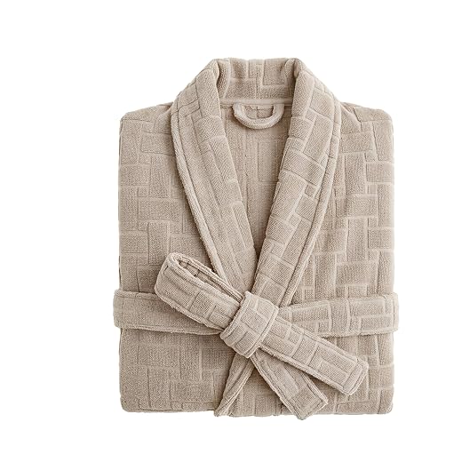 WOLFF - Roupão Masculino Shelter GG Bege Microfibra