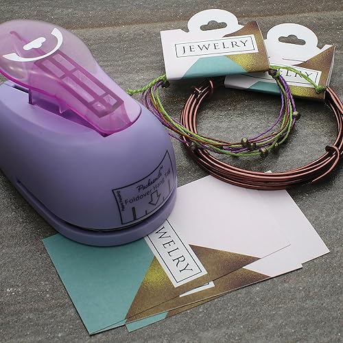 Miniatura 7 de Etiqueta colgante plegableperforador de exhibición