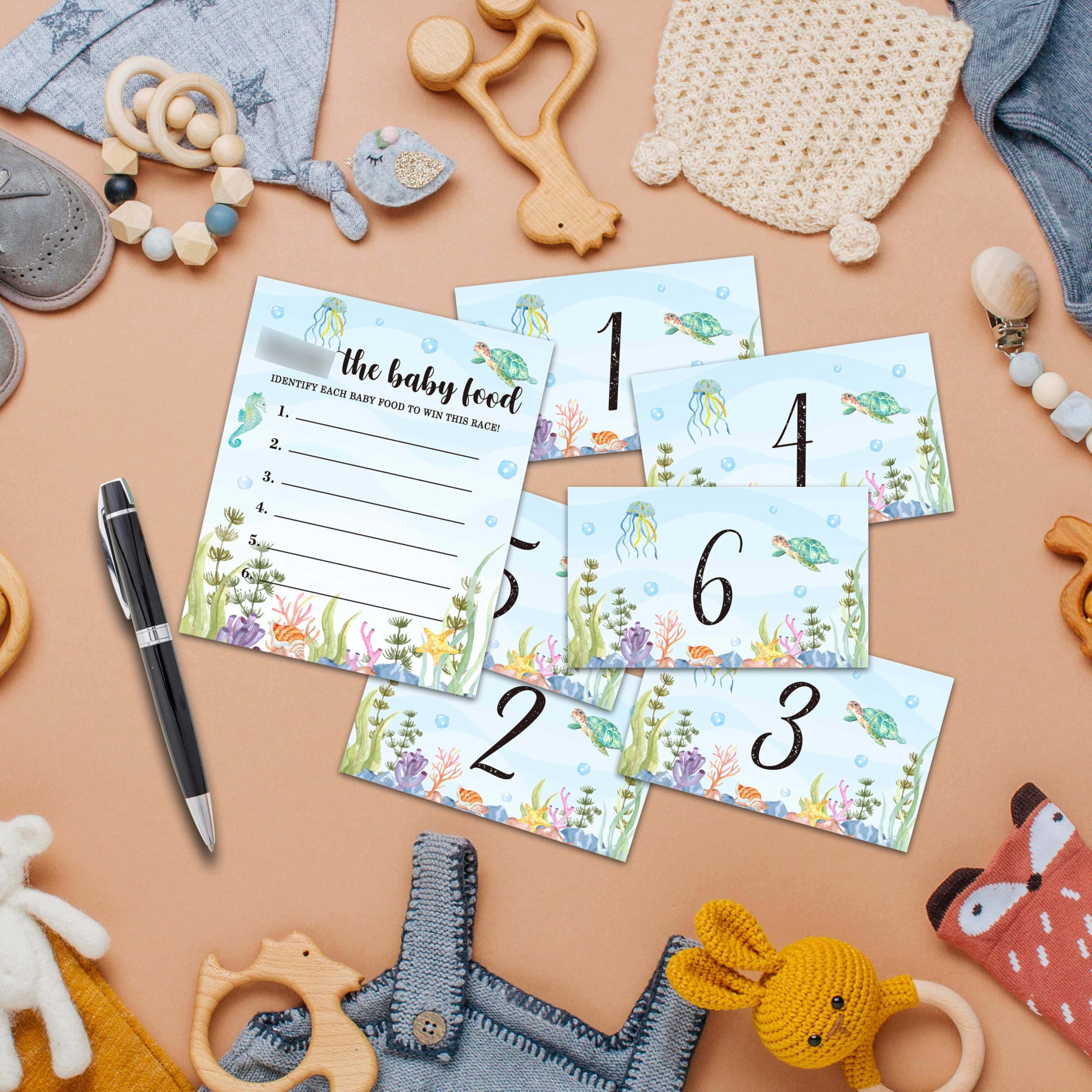 Jeu De Fête Prénatale DEVINEZ La NOURRITURE POUR BÉBÉ, Jeu De