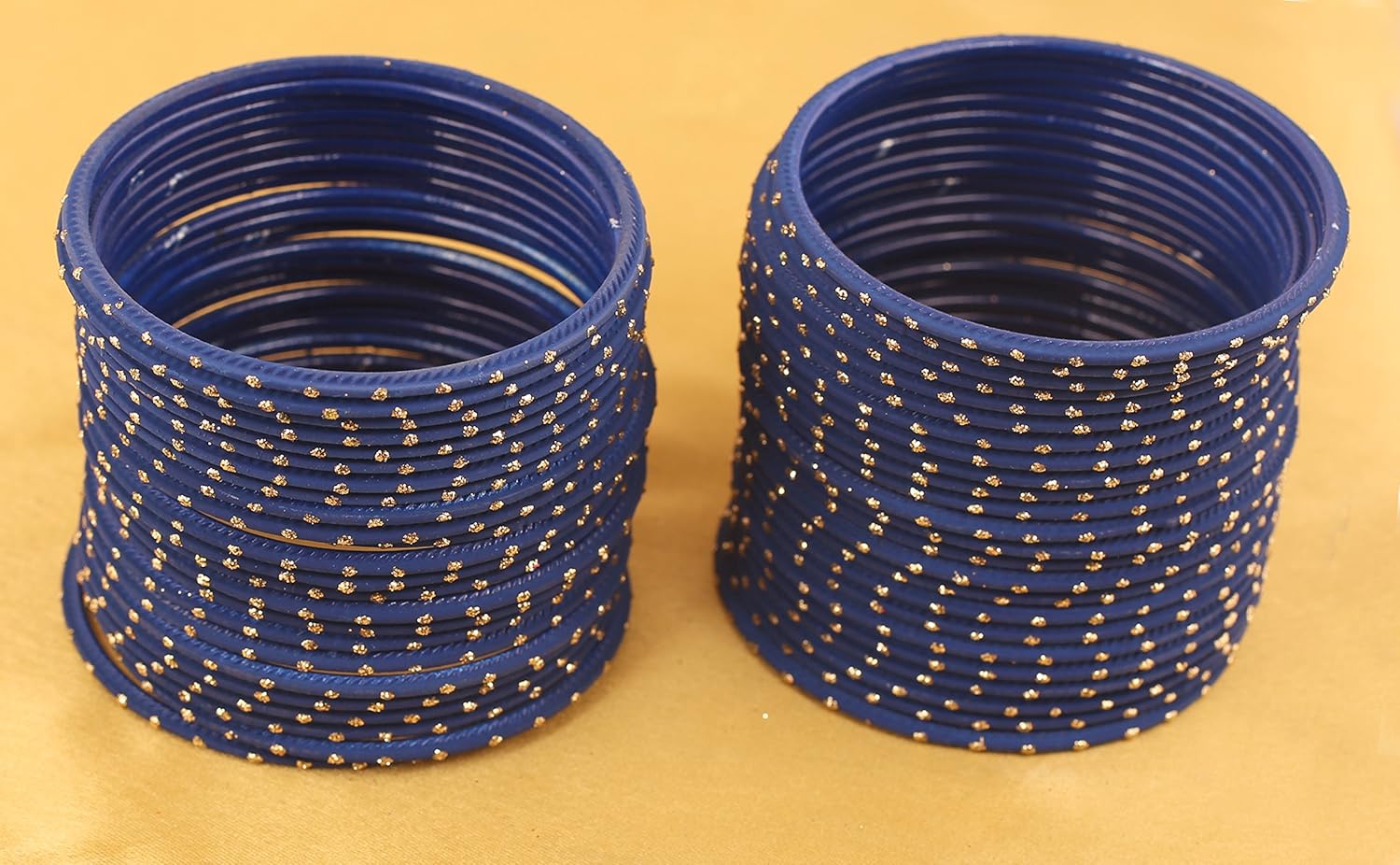 Touchstone Colorful Bangle Collection Indian Bollywood Alloy Metal Golden Glaze Wrist Enhancing Designer Jewelry Bangle Bracelets for Women. - Image 3