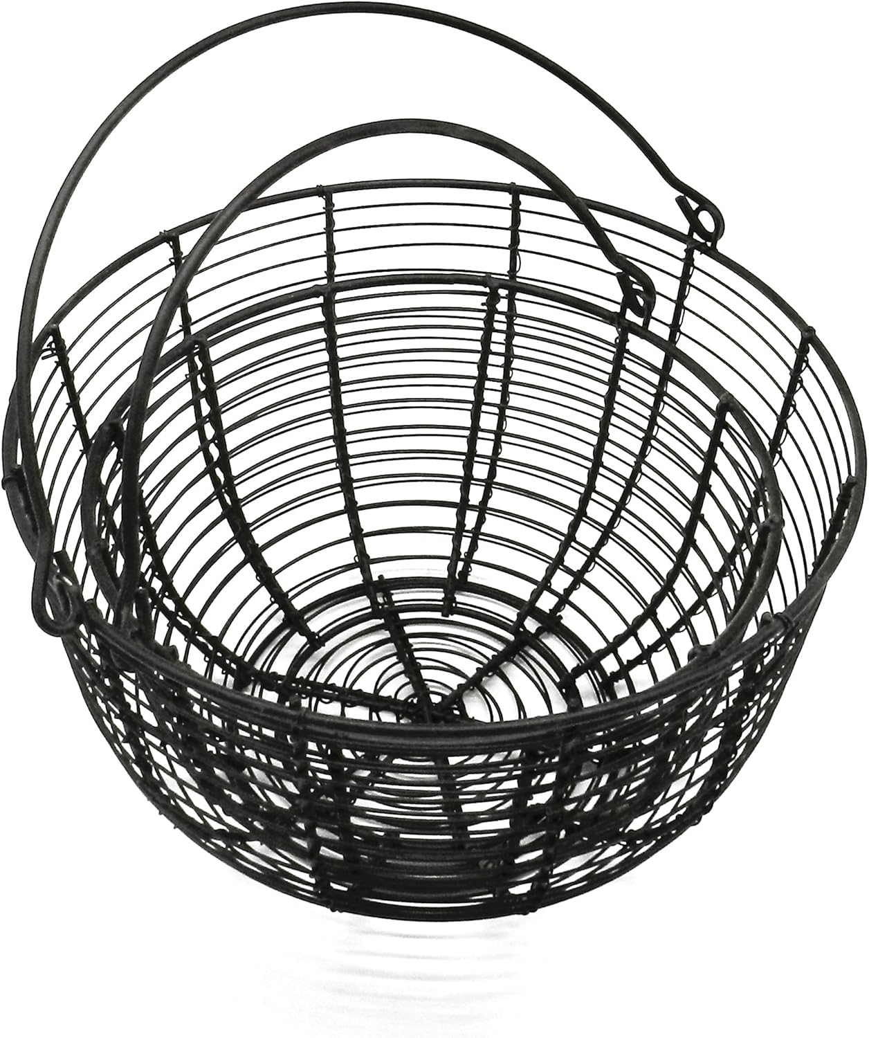 CVHOMEDECO. Metal Wire Egg Baskets Wire Fruit Baskets with