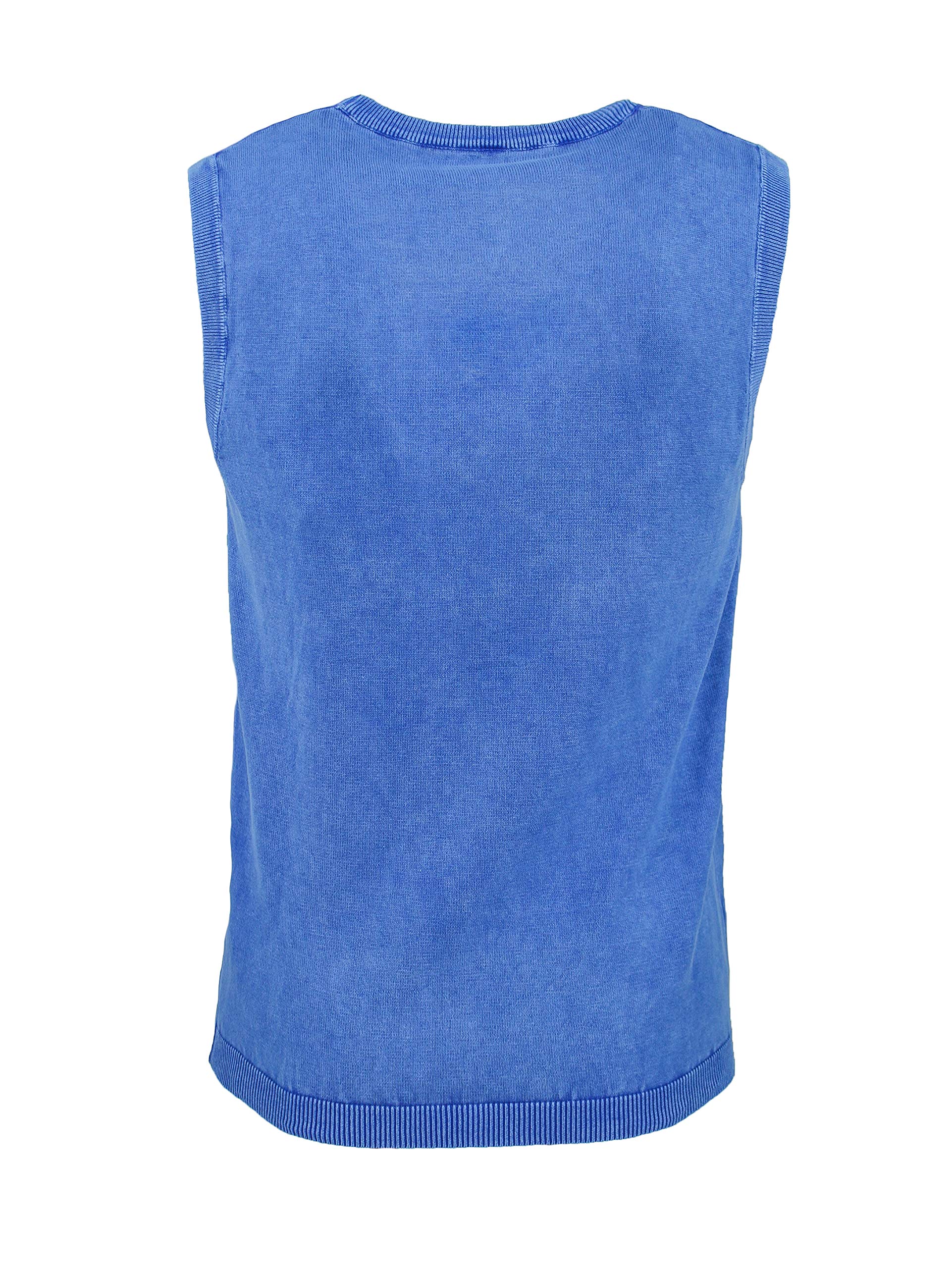 Evoga Gilet Smanicato Uomo Primavera Estate Cardigan Maglia Slim Fit