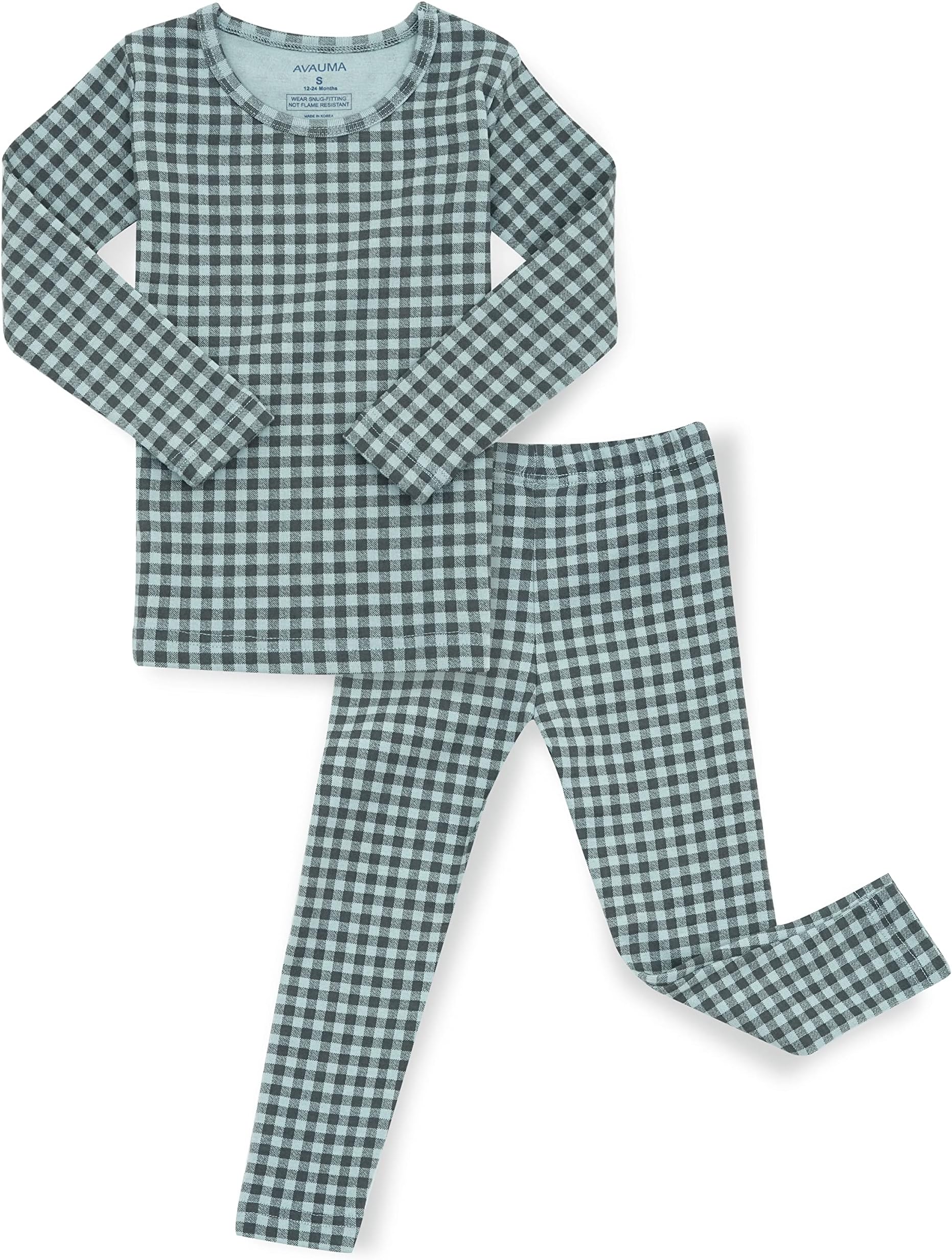 Baby Boys Girls Pajama Set 6M-7T Kids Cute Toddler Snug fit Pattern Design Pjs Cotton Sleepwear