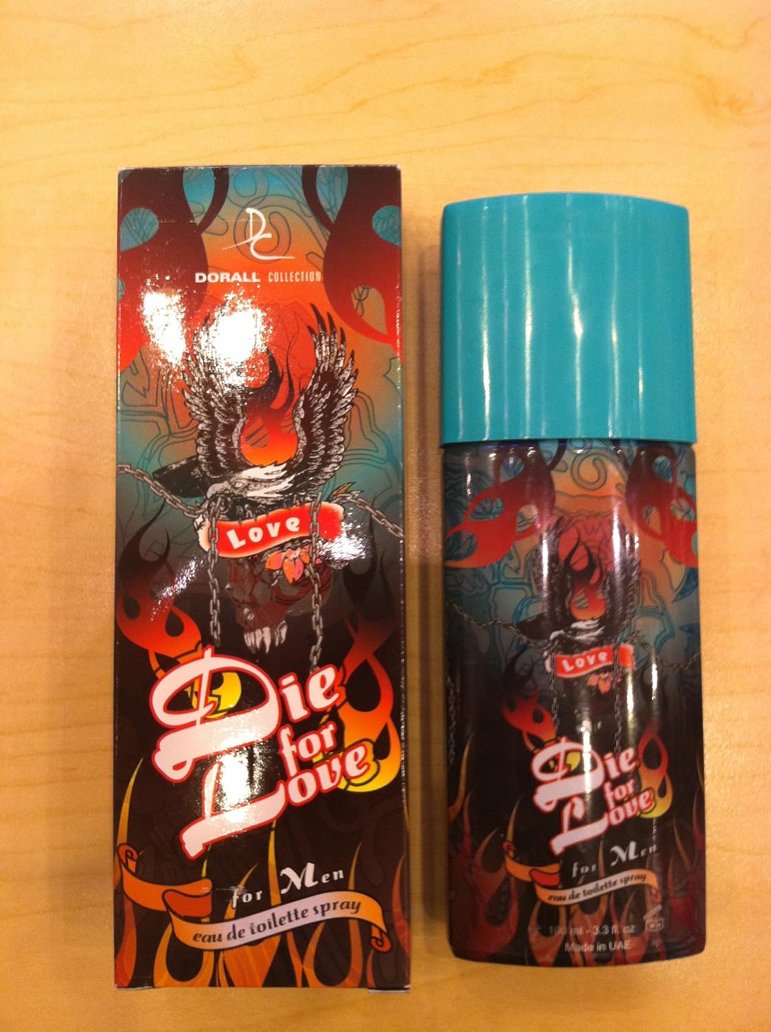 Die For Love 3.3oz. EDT Men Spray by Dorall Collection