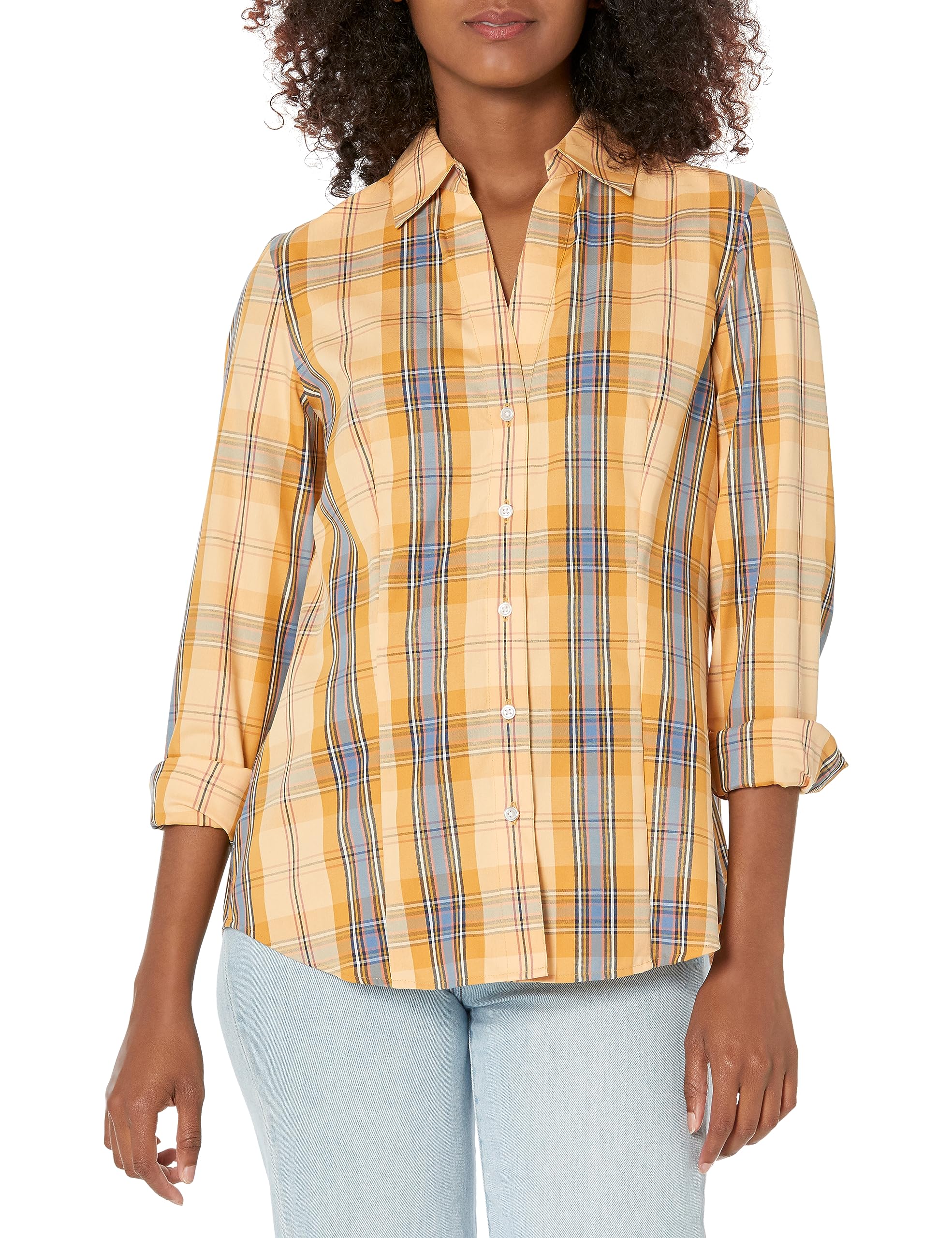 Jones New Yorkwomens Easy Care Solid Y-neck EASY CARE SOLID Y-NECK