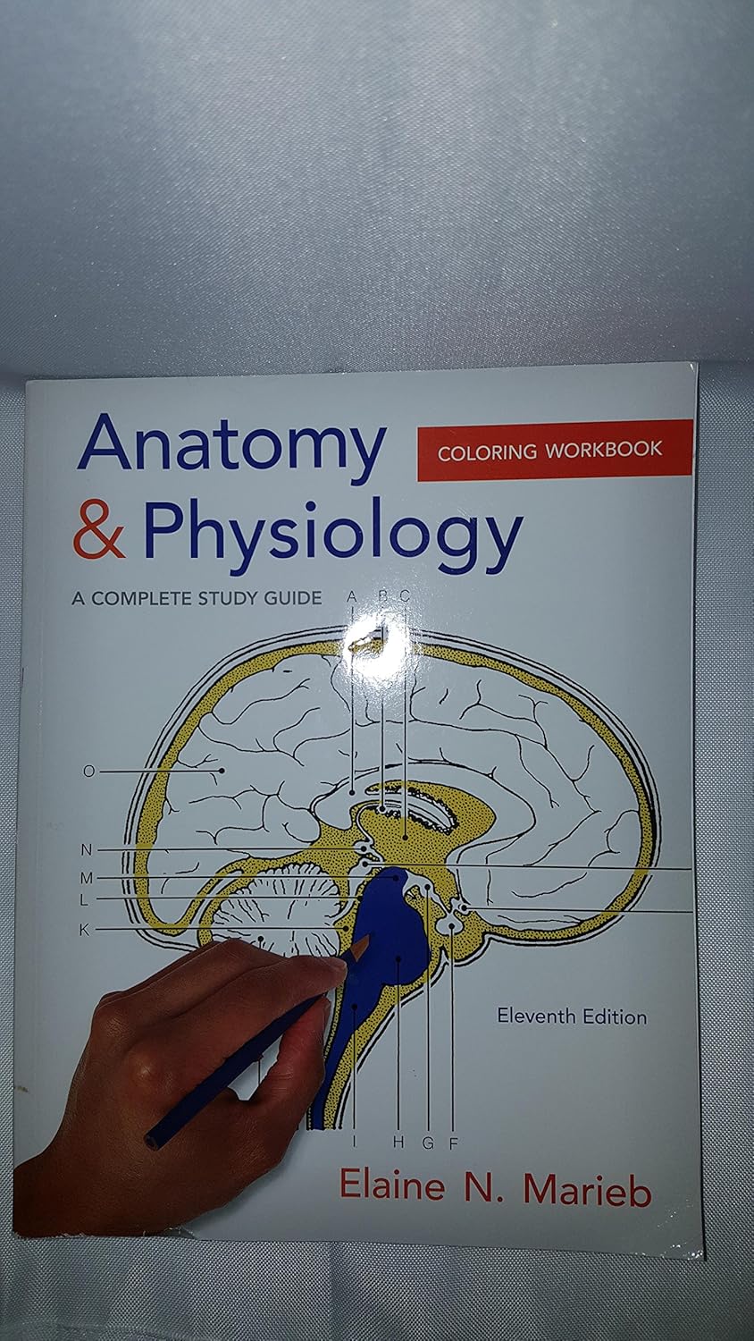 Anatomy & Physiology Coloring Workbook: A Complete Study Guide: Amazon