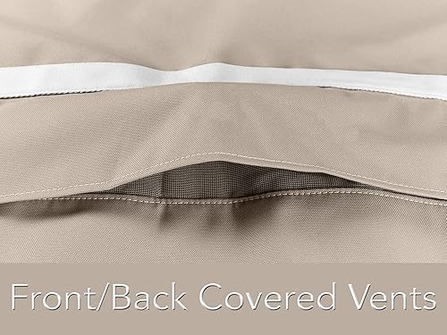 Miniatura 4 de Covermates Adirondack - Silla de poliéster de alta calidad, resistente a la intemperie, dobladillo con cordón, fundas para asientos y sillas, arcilla