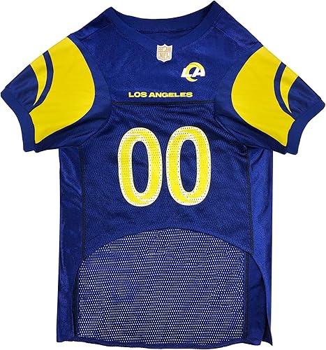 Miniatura 8 de NFL Pet Jersey. Camiseta para perro con licencia de fútbol más cómoda. 32 equipos NFL disponibles en 7 tamaños. Camiseta de fútbol para perros,