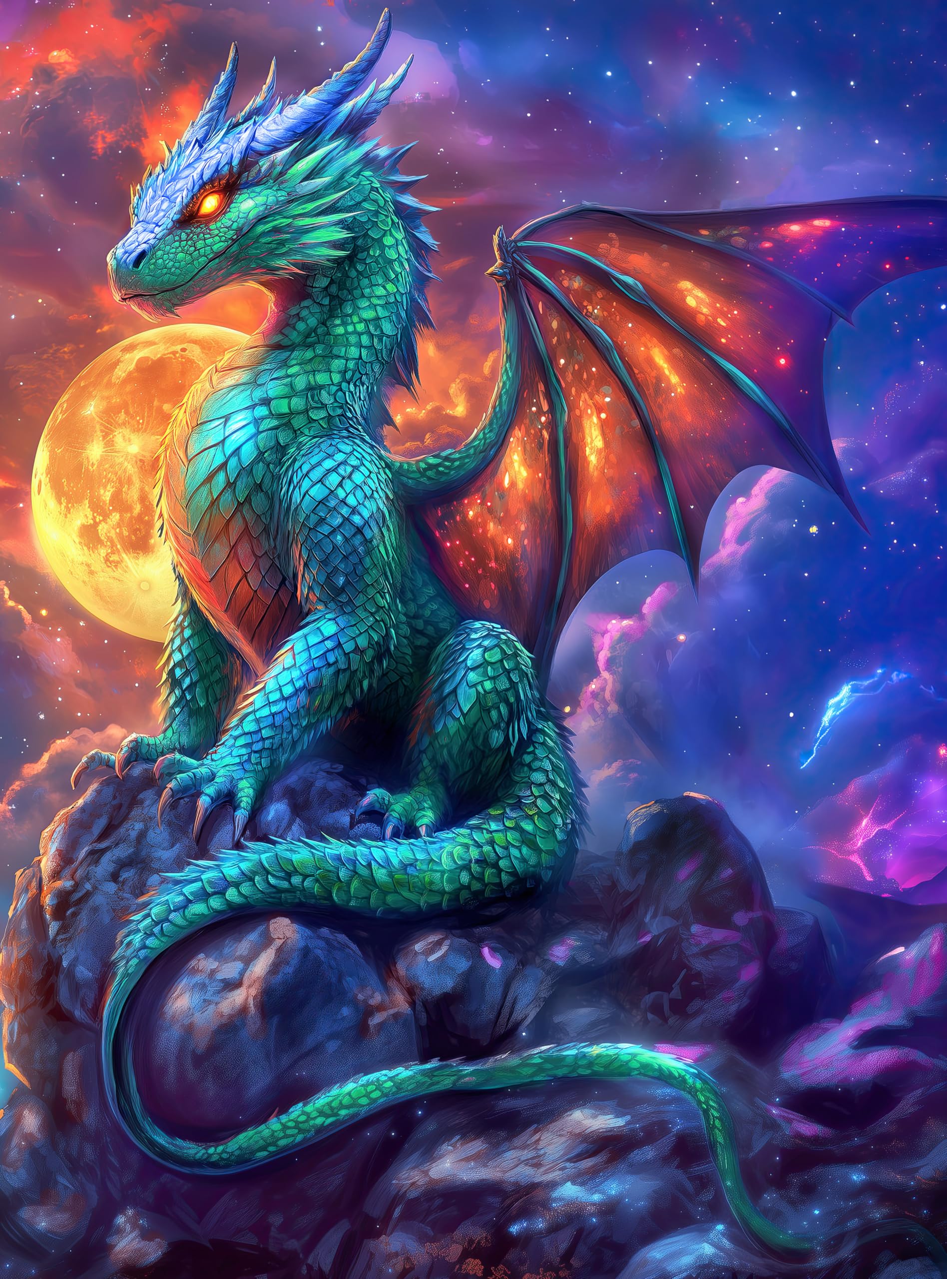 Adult Jigsaw Puzzle 1000 Piece Gothic Dragon
