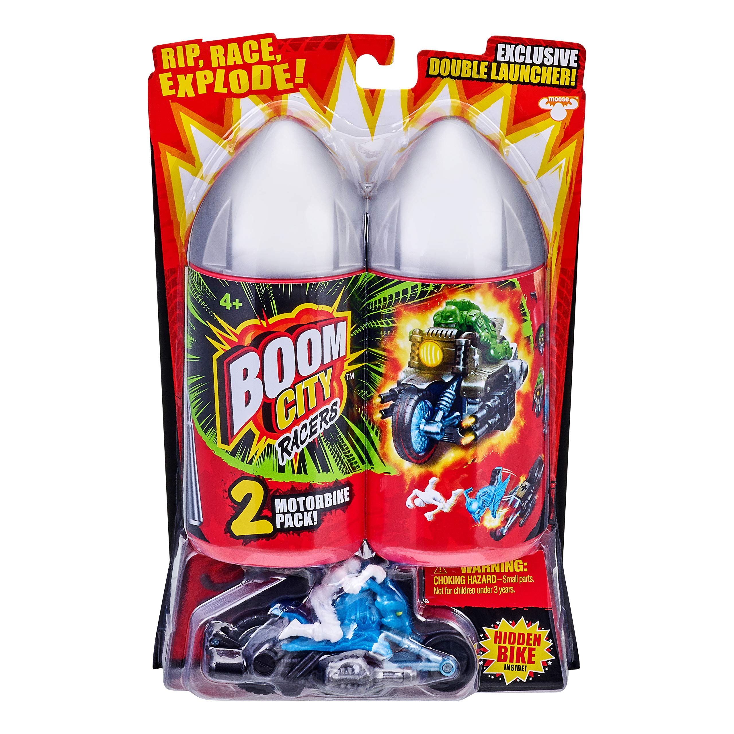Boom City Racers 40079 Series 2 Exploding Motorbike 2-Pieces Set