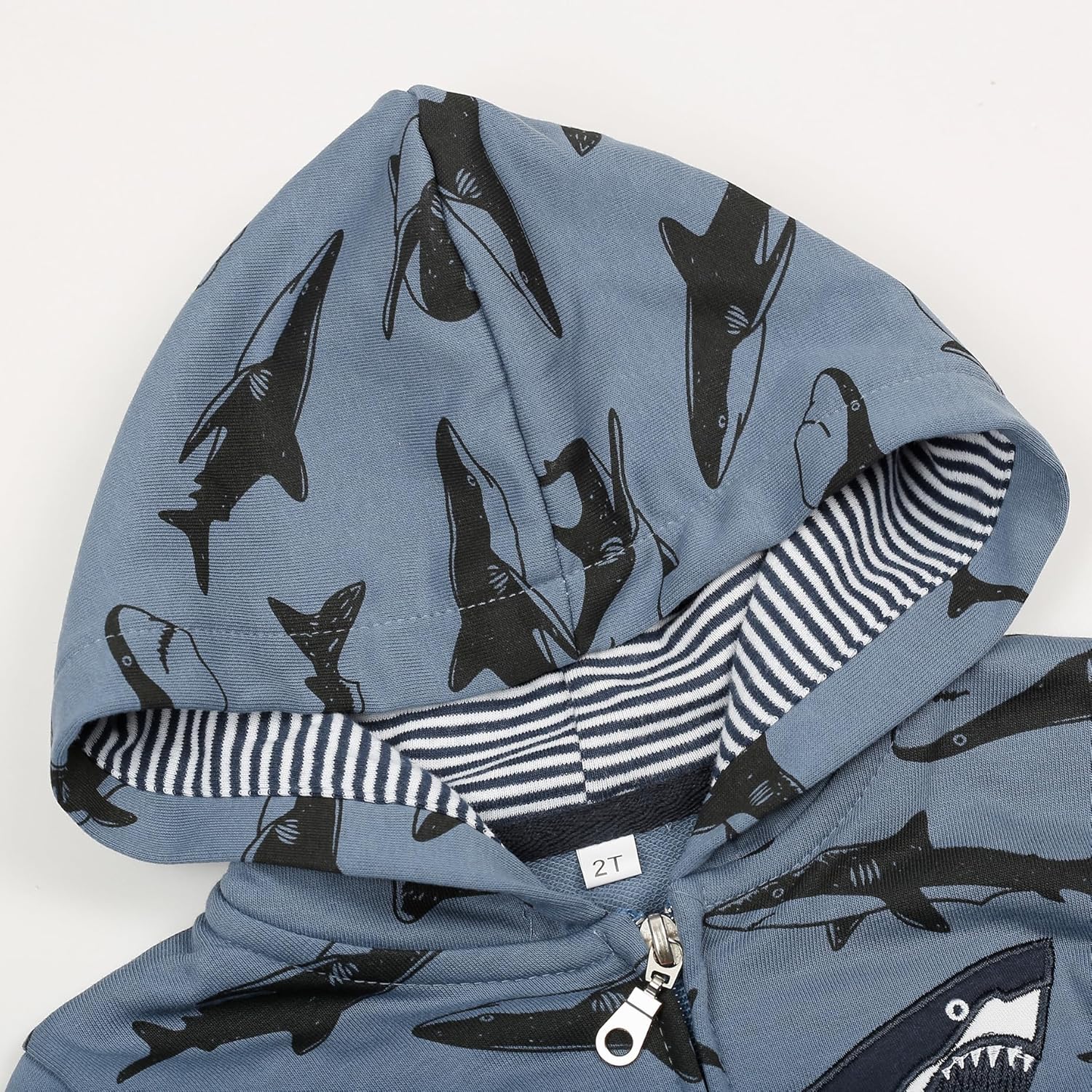 Toddler Zip Up Hoodie Sweatshirt Fall Clothes Boys Jacket With Hood 2-7 Years - Image 4