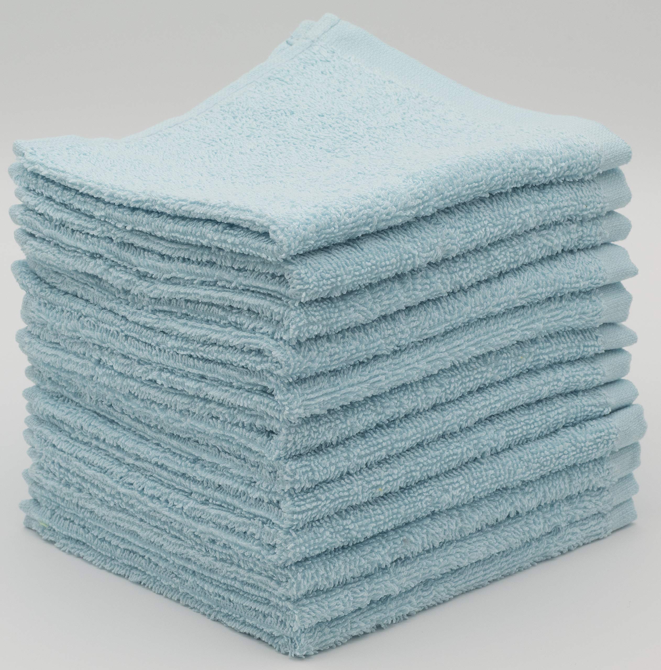 LIGHT TURQUOISE 2 X BATH TOWELS SET, 70X140 LARGE SIZE 100% NATURAL COTTON 500 GSM THICK ABSORBENT TOWEL, HOTEL QUALITY RINGSPUN — view 112