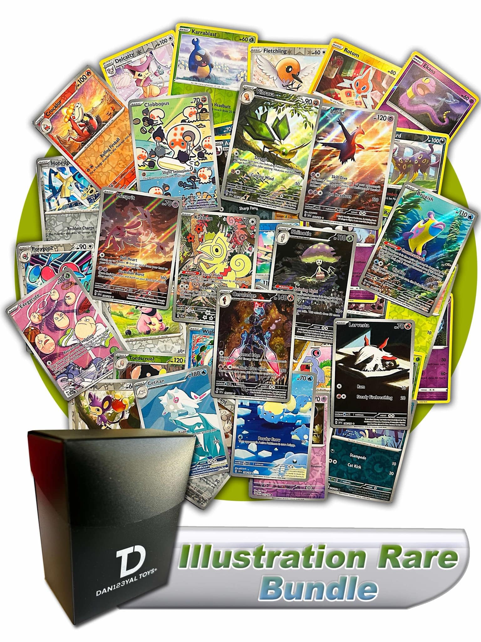 Amazon.com: Illustration Rare Pokémon Compatible TCG Random Assortment  Bundle