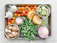 Vista 6 de USA Pan Molde antiadherente para pan + bandeja de un cuarto de hoja Utensilios para hornear de acero aluminizado