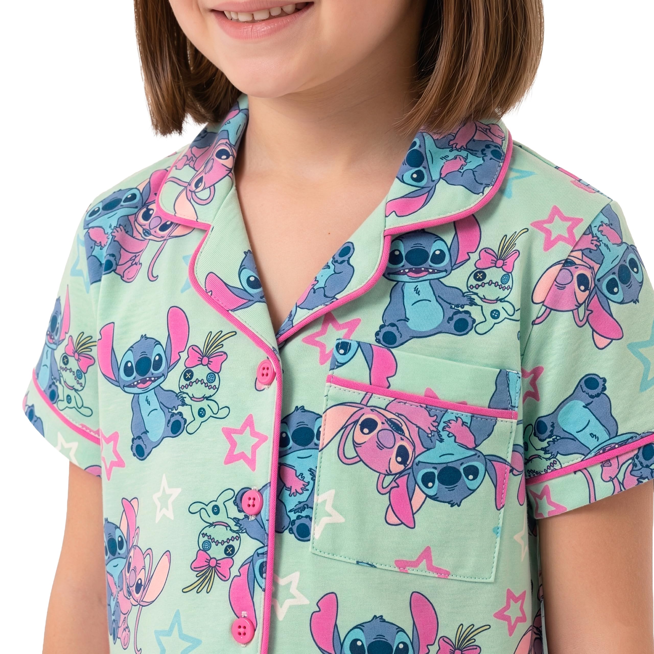 Disney Lilo & Stitch Piżama Dziewczęca, Piżama Angel i Stitch dla Dzieci