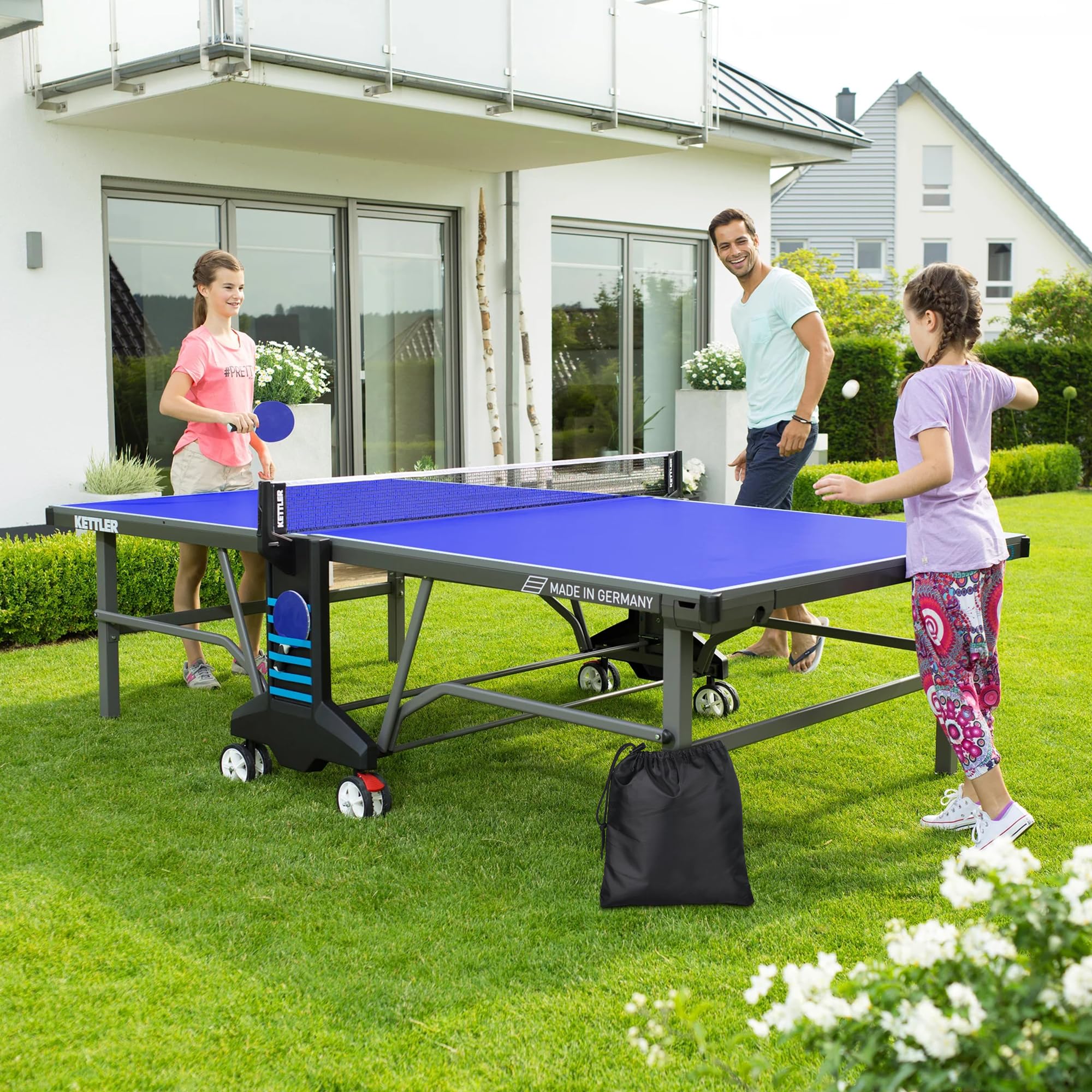 Alyoen Housse pour table de ping-pong pour tables universelles 274x152,5 cm, Nappe de tennis de table imperméable pour intérieur et extérieur