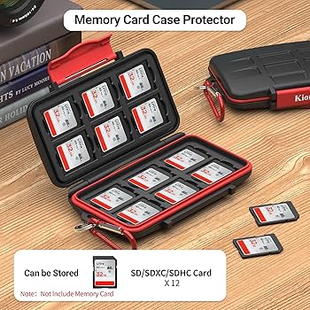 SmallRig SD Card Holder Memory Card Storage Case 8 Slots For 2 SD Cards