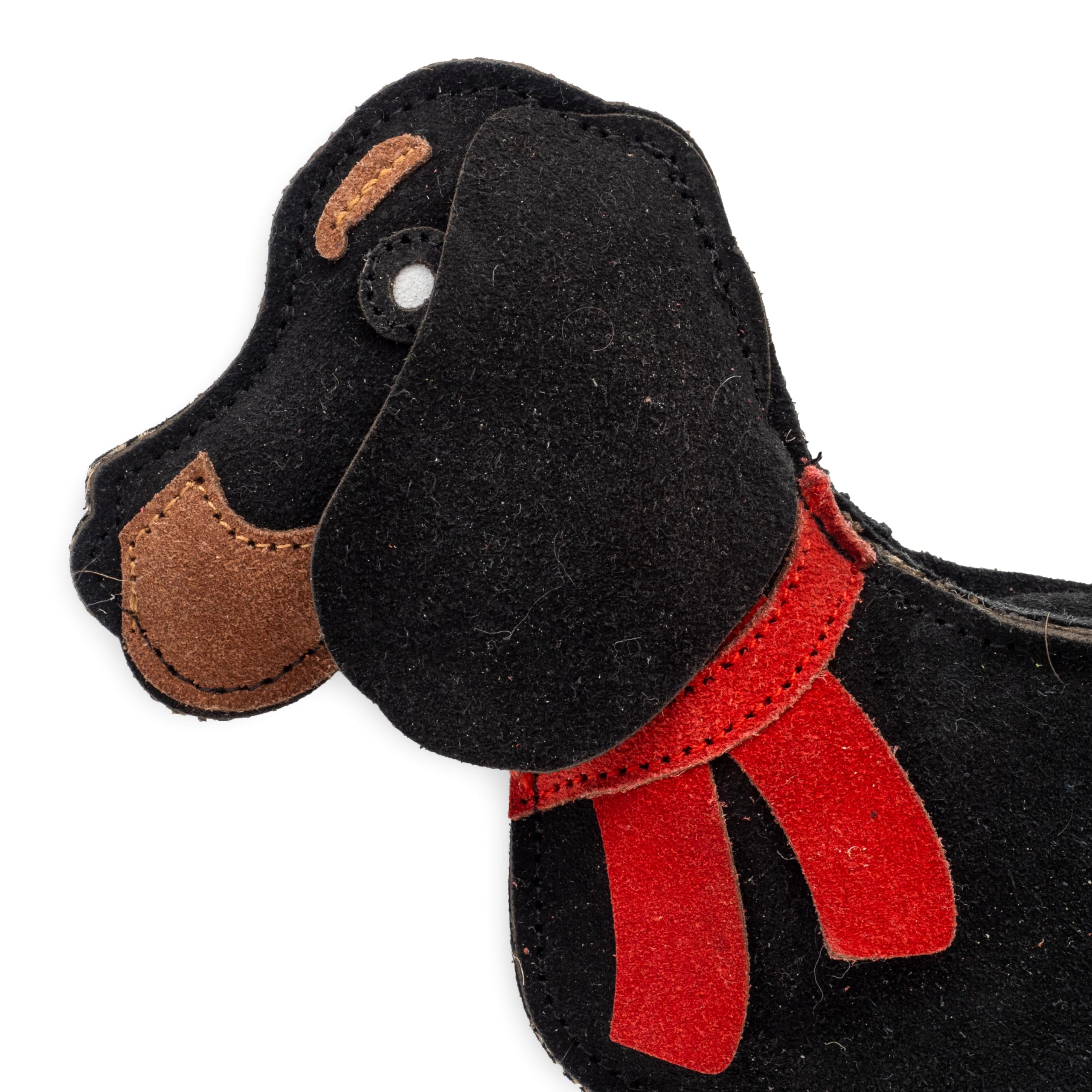 Fuzzl Eco Leather Sizzles the Dachshund Natural Dog Toys - Image 4