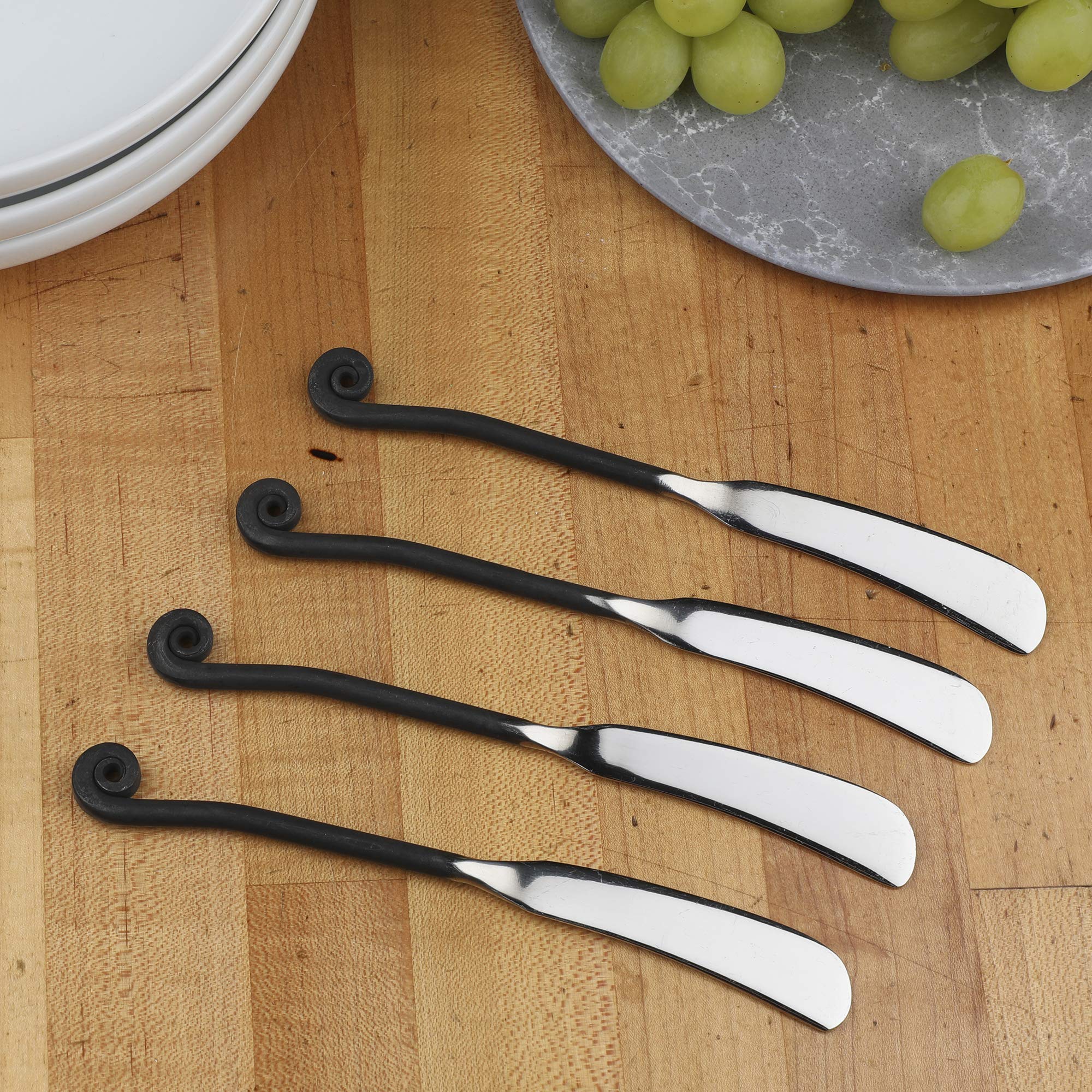 Amazon.com | Gourmet Settings - 4-Piece Spreader Knife Set