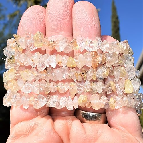 Miniatura 3 de Zenergy Gems - Pulsera cargada de energía con cuentas de cristales naturales de calidad premium + cristal de carga de selenita marroquí (incluido)