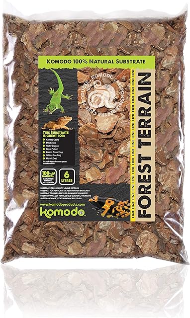 Komodo Forest Terrain Orchid Bark Fine Chips, 6 Litre